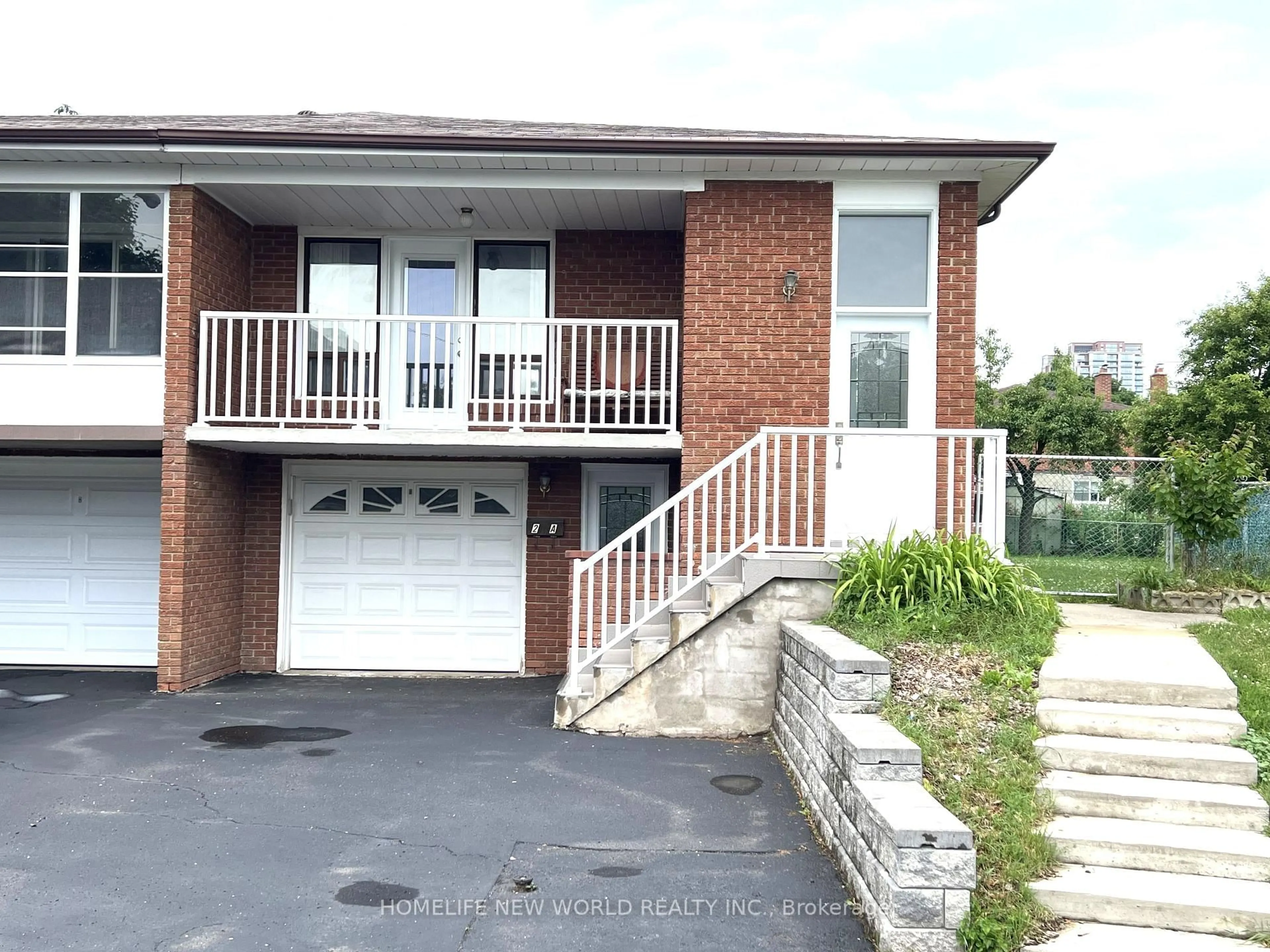 Home with brick exterior material, street for 2A Fairglen Ave, Toronto Ontario M1T 1G7