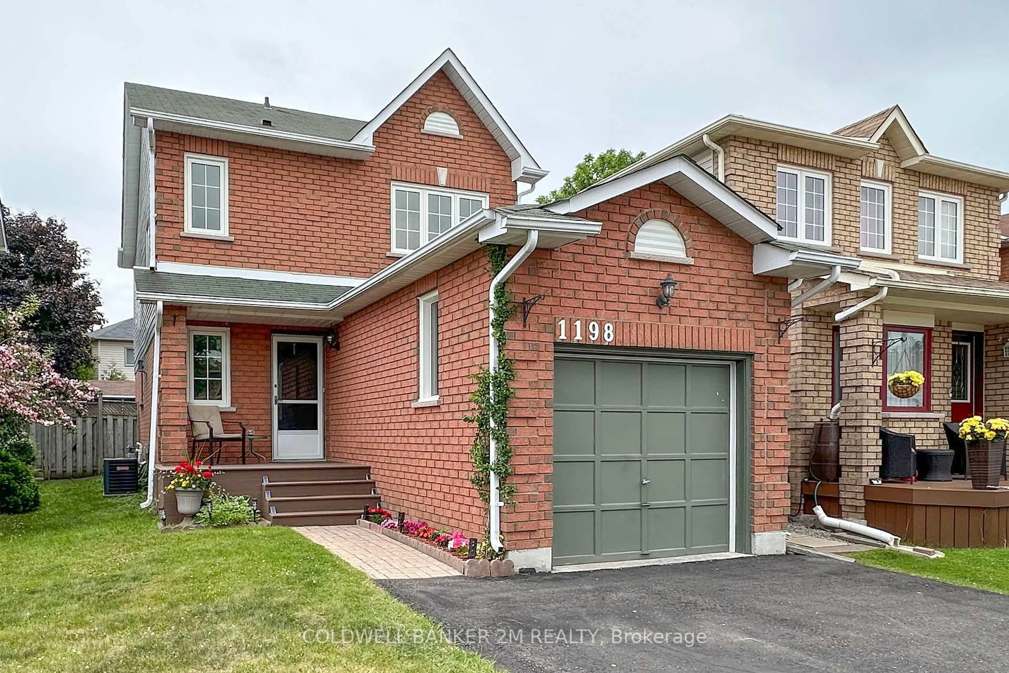 Home with brick exterior material, street for 1198 Beaver Valley Cres, Oshawa Ontario L1J 8N1