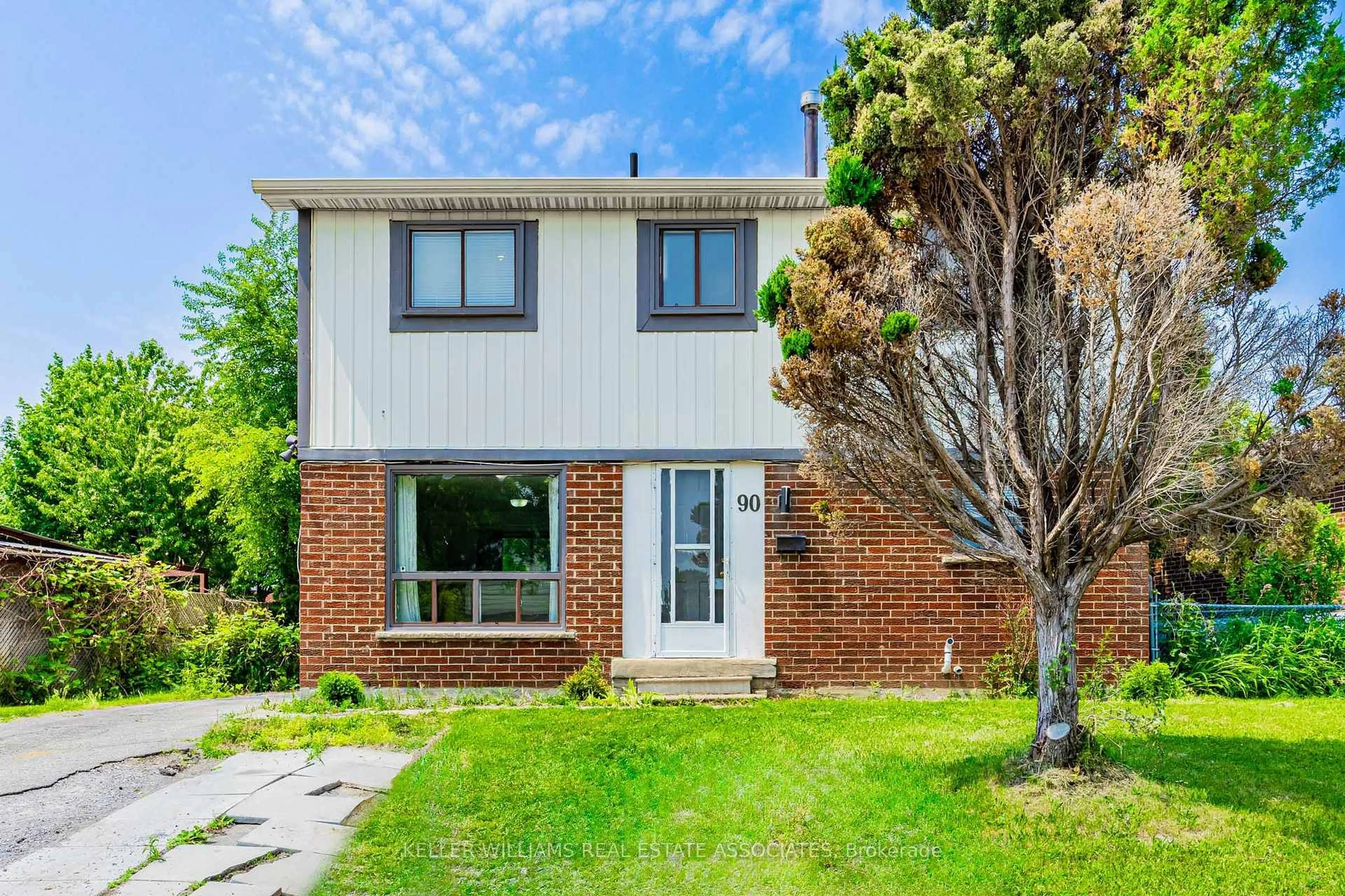 Home with brick exterior material, street for 90 Wickson Tr, Toronto Ontario M1B 1P3