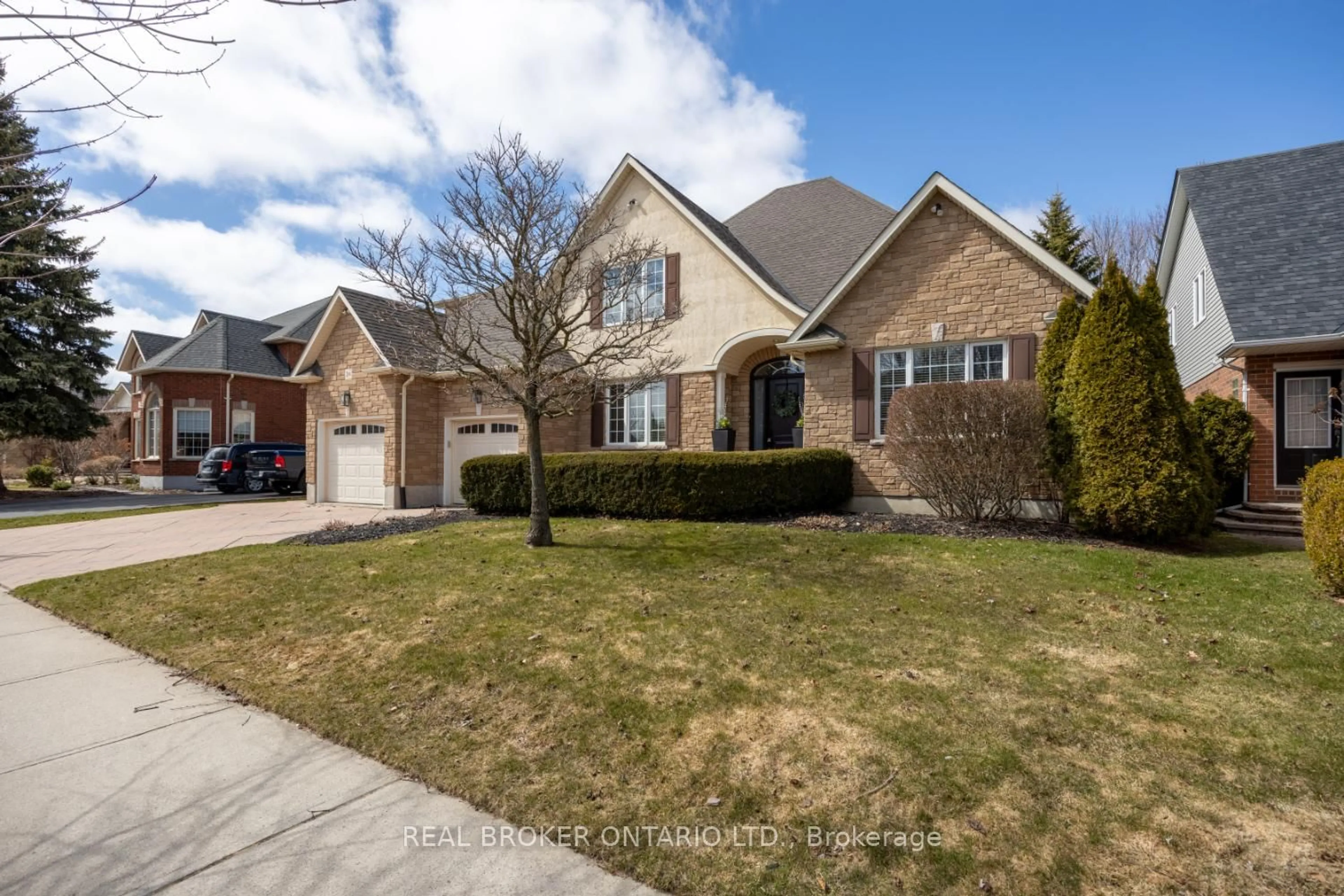 Home with brick exterior material, street for 24 Worthington Dr, Clarington Ontario L1E 3A4