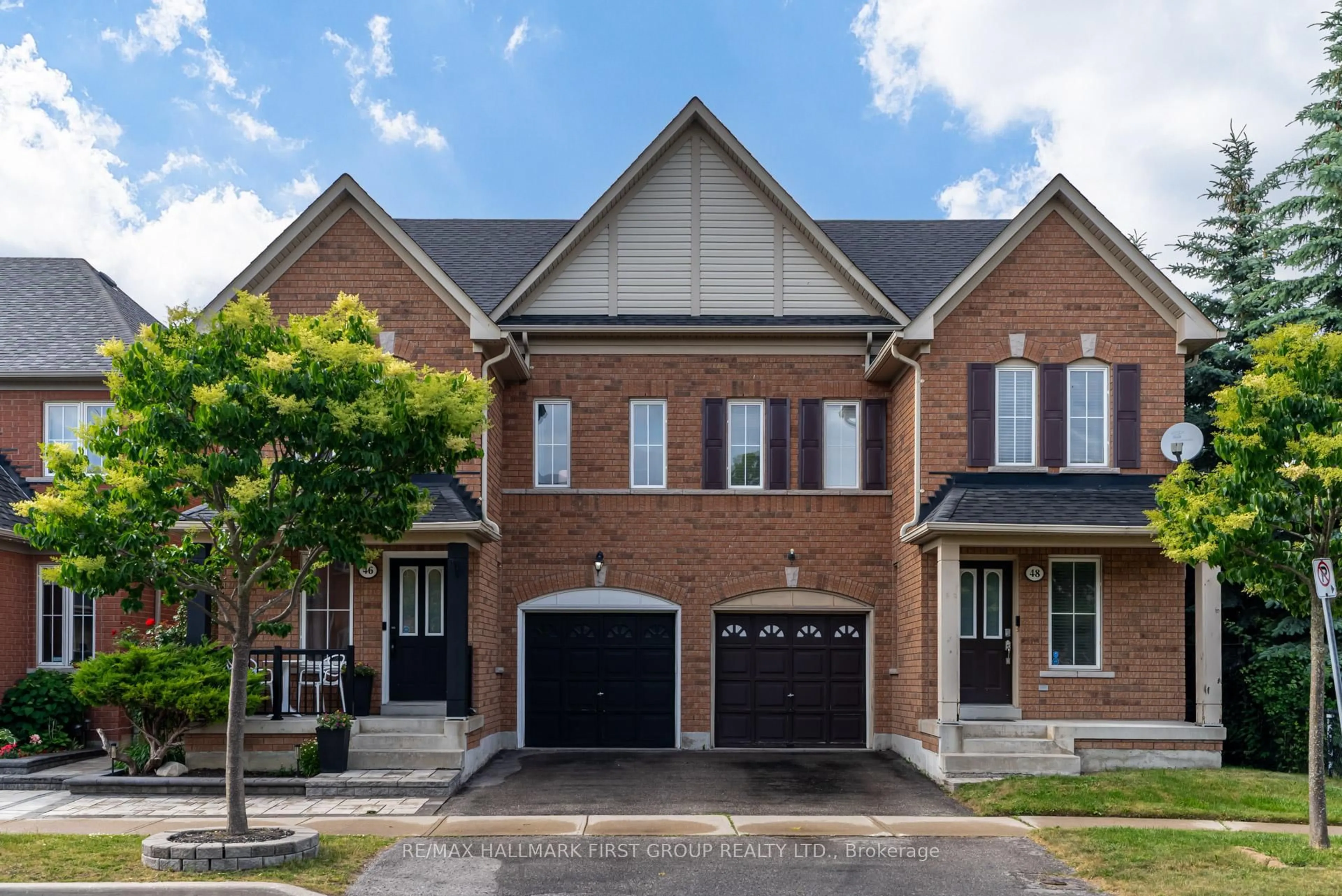 Home with brick exterior material, street for 46 Tansley Cres, Ajax Ontario L1Z 1Y6