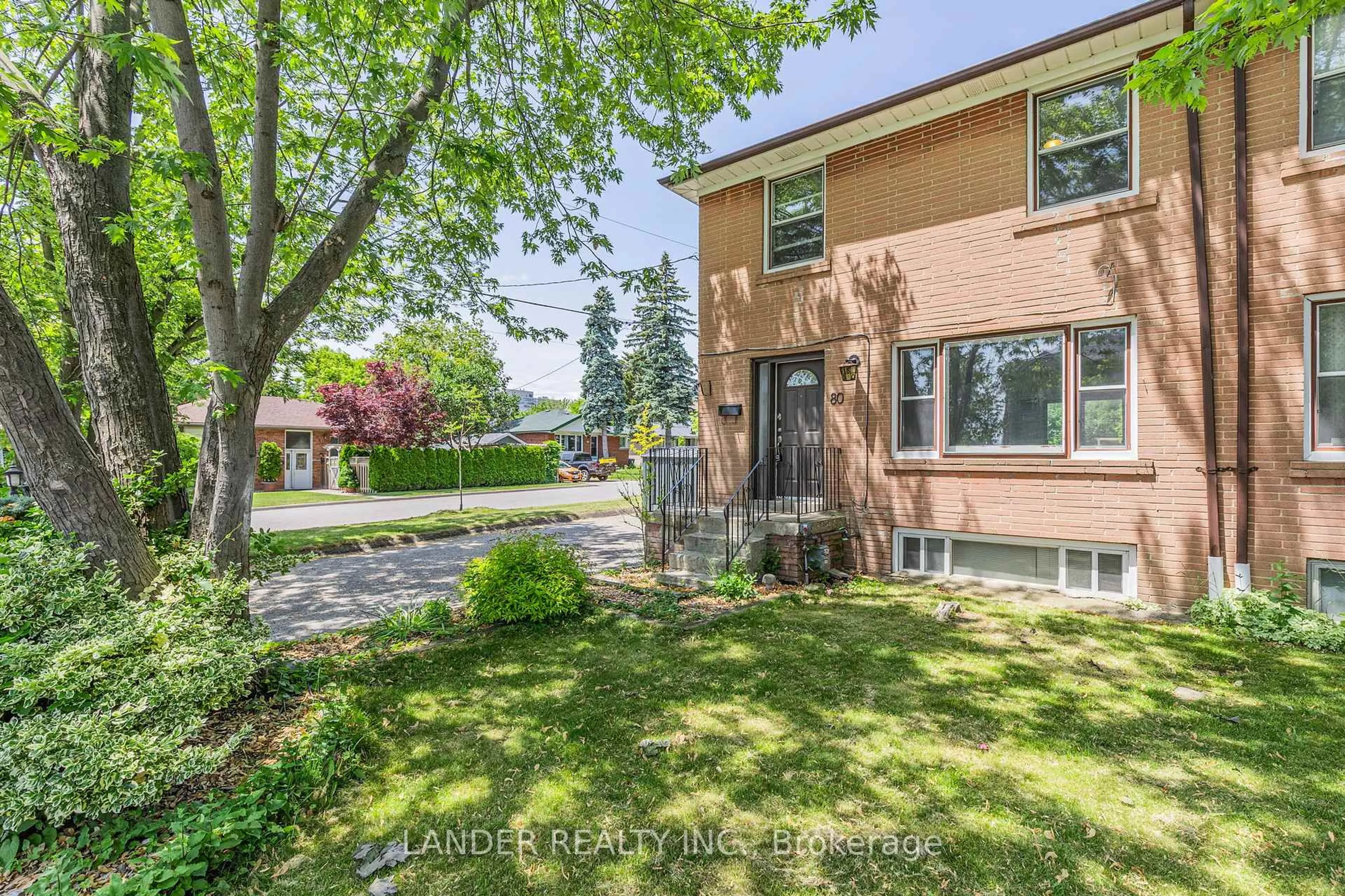 Home with brick exterior material, street for 80 Minerva Ave, Toronto Ontario M1M 1V5