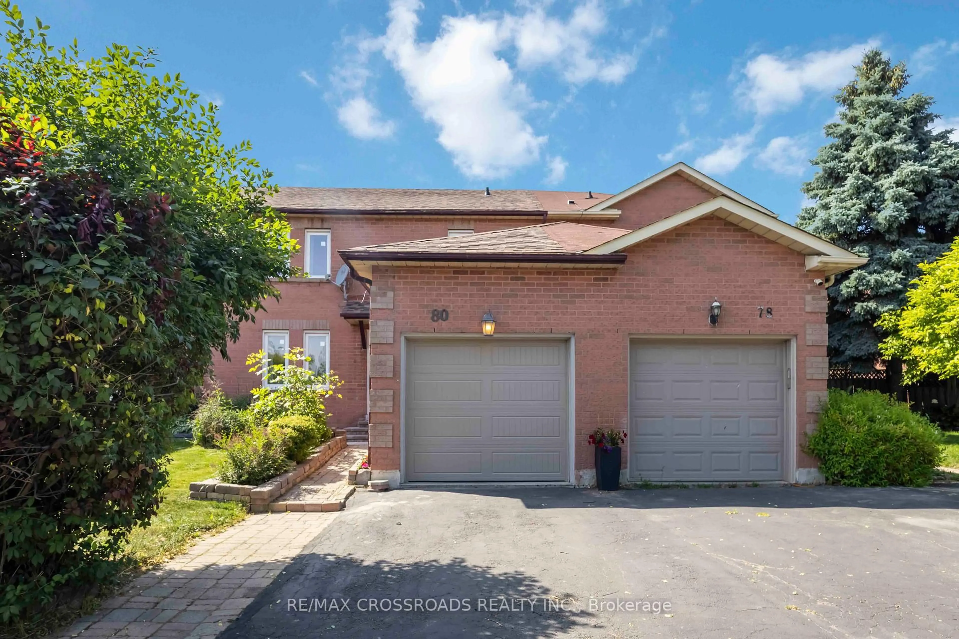 Home with brick exterior material, street for 80 Wright Cres, Ajax Ontario L1S 6X1
