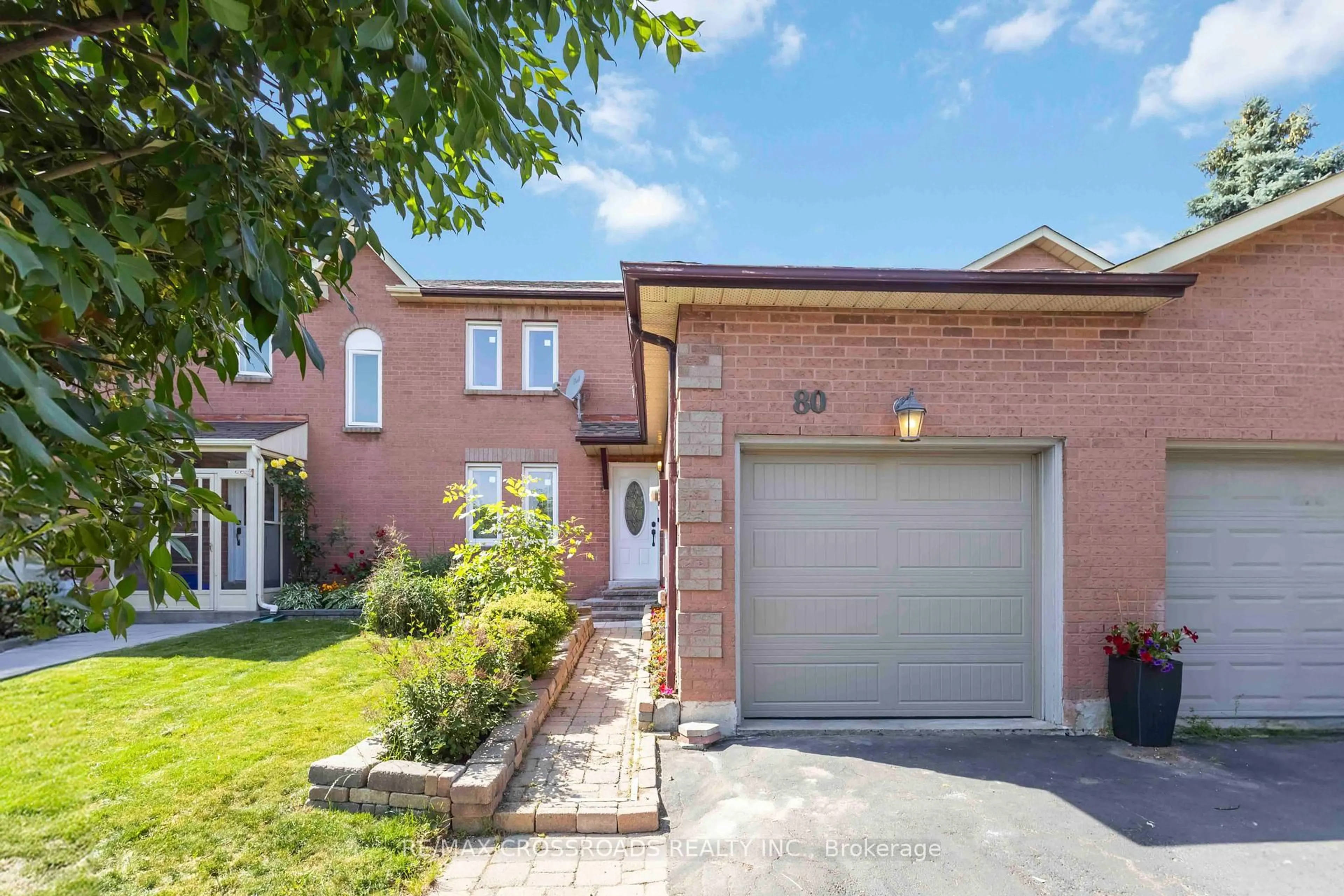 Home with brick exterior material, street for 80 Wright Cres, Ajax Ontario L1S 6X1
