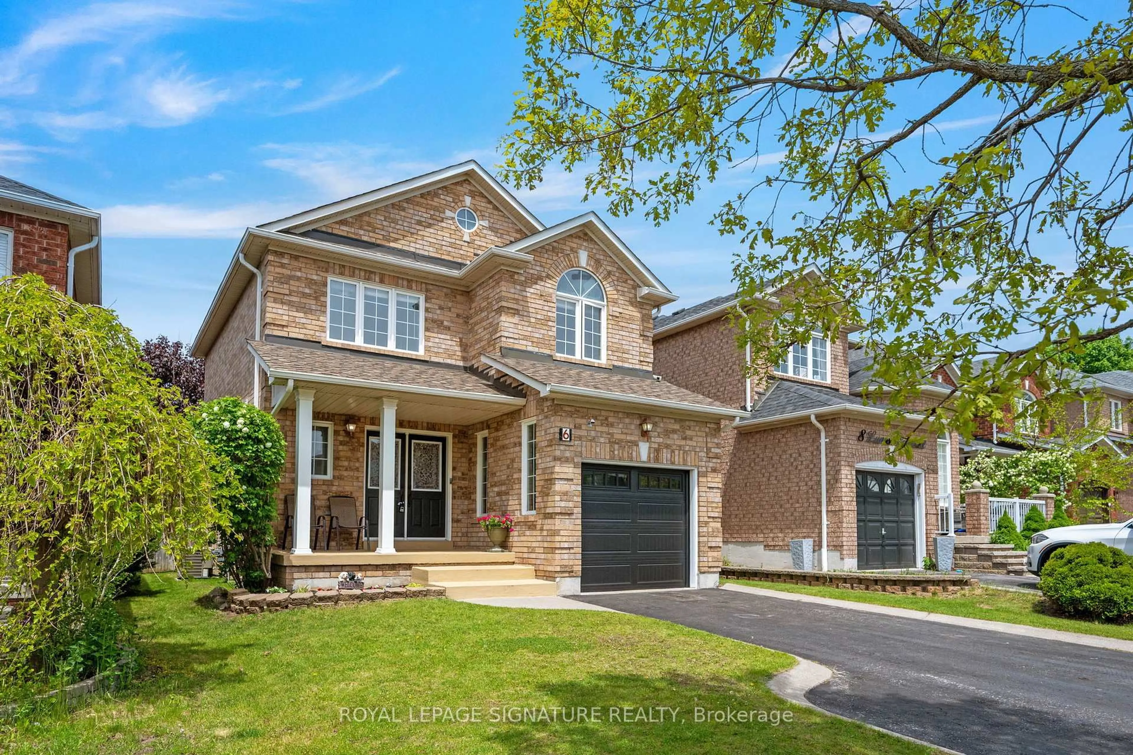 Home with brick exterior material, street for 6 Lurosa Cres, Whitby Ontario L1R 3A9