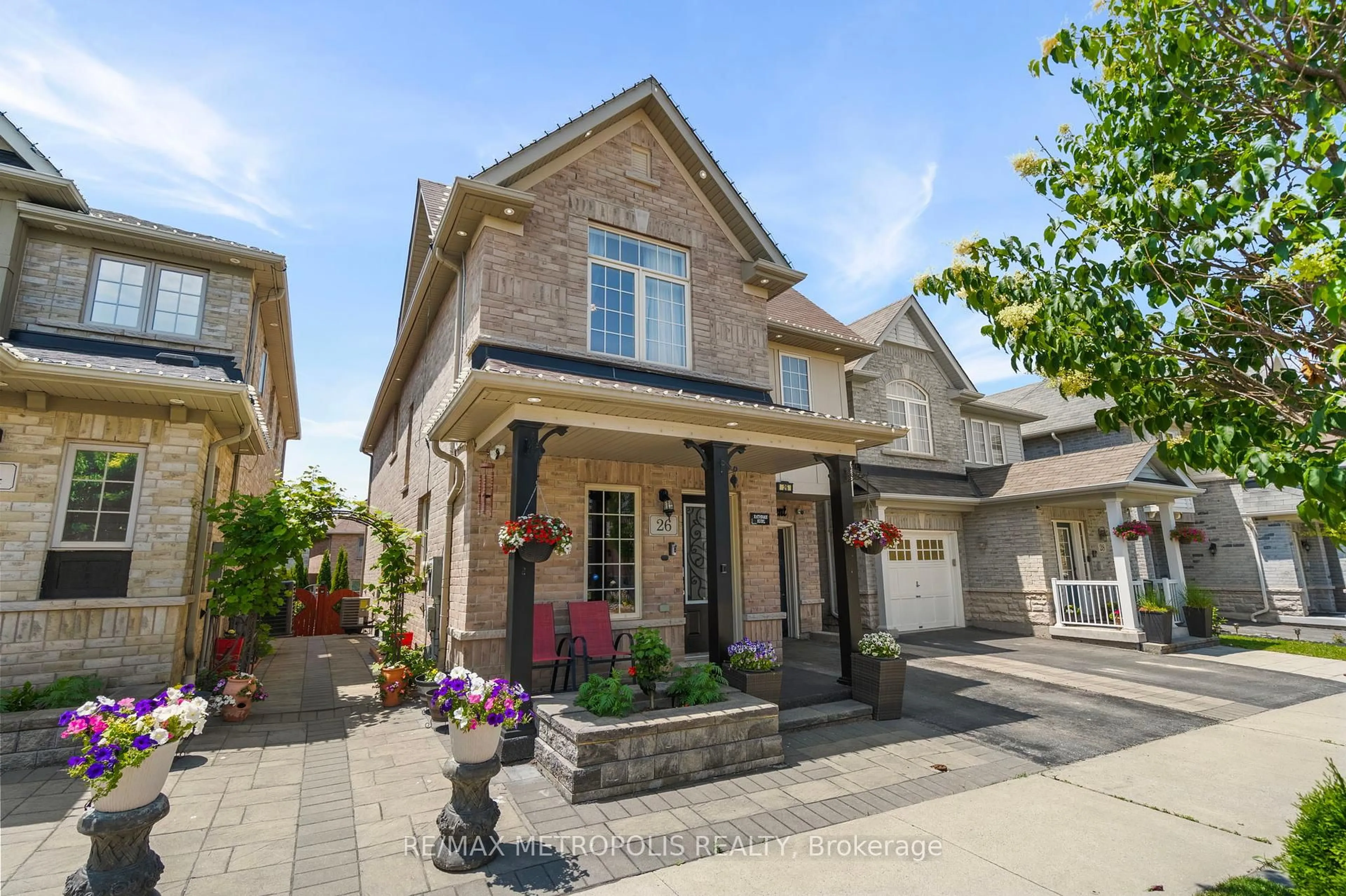 Home with brick exterior material, street for 26 Kinrade Cres, Ajax Ontario L1Z 0M5