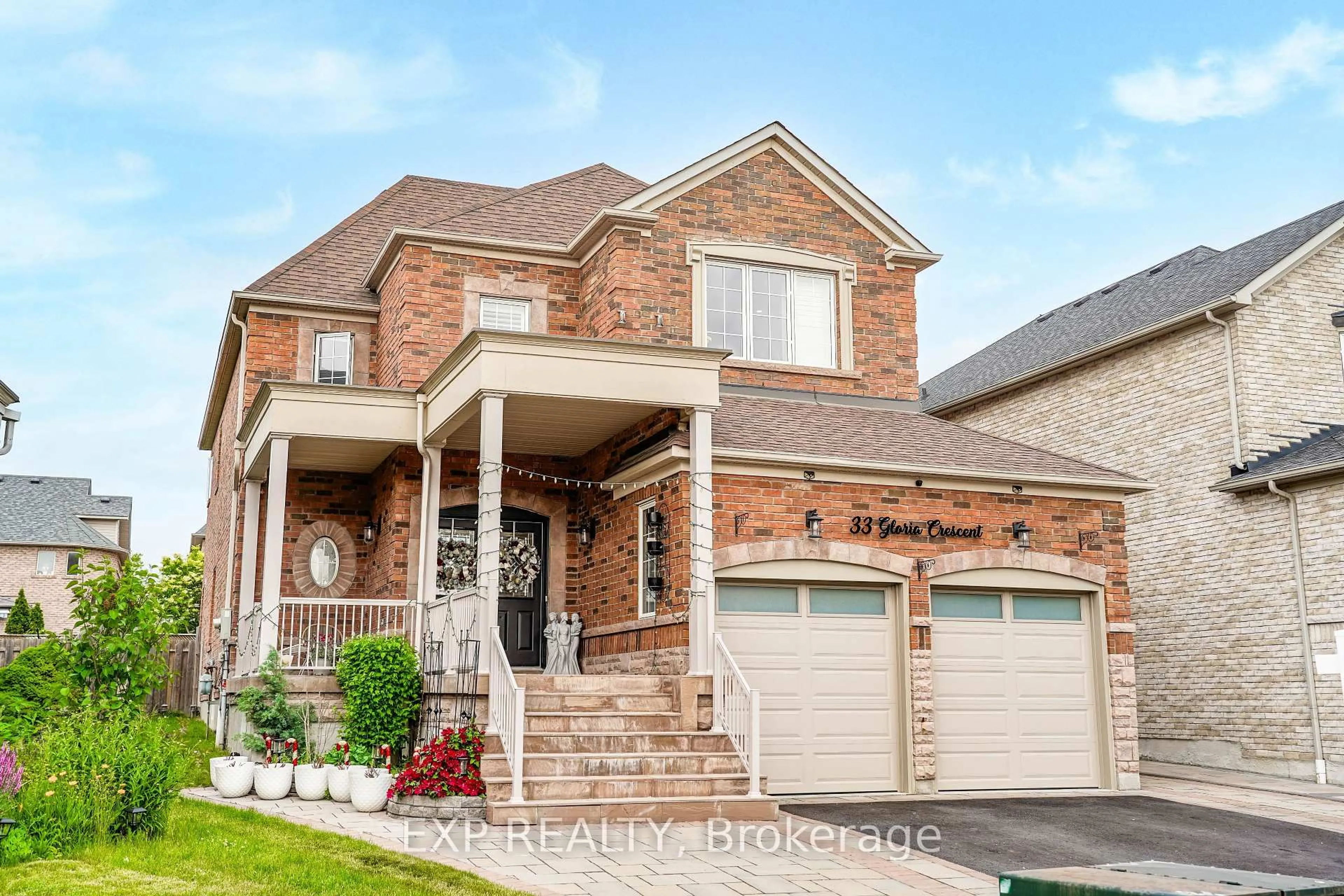 Home with brick exterior material, street for 33 Gloria Cres, Whitby Ontario L1P 1V4