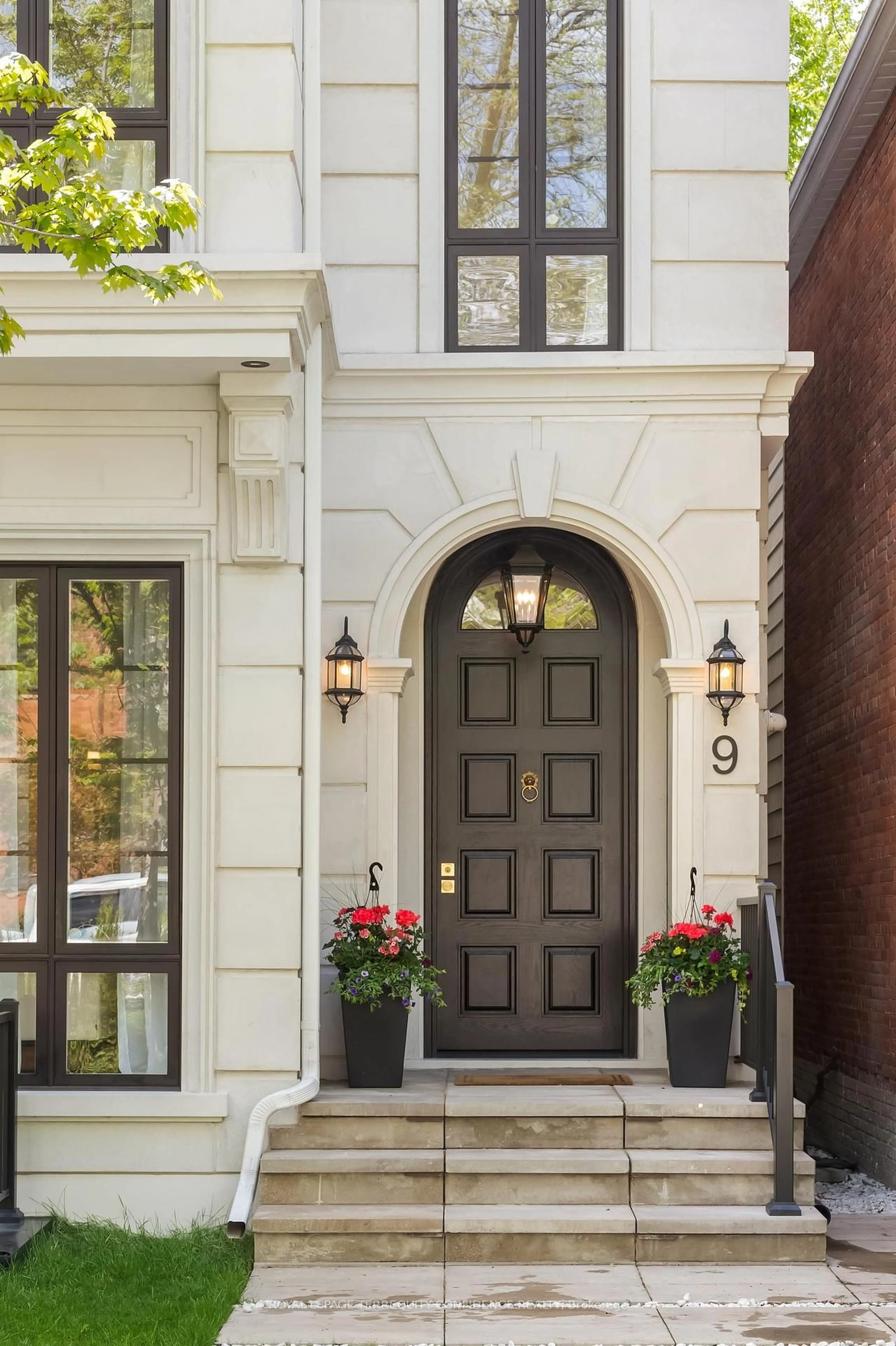 Home with brick exterior material, street for 9 Blong Ave, Toronto Ontario M4M 1P1