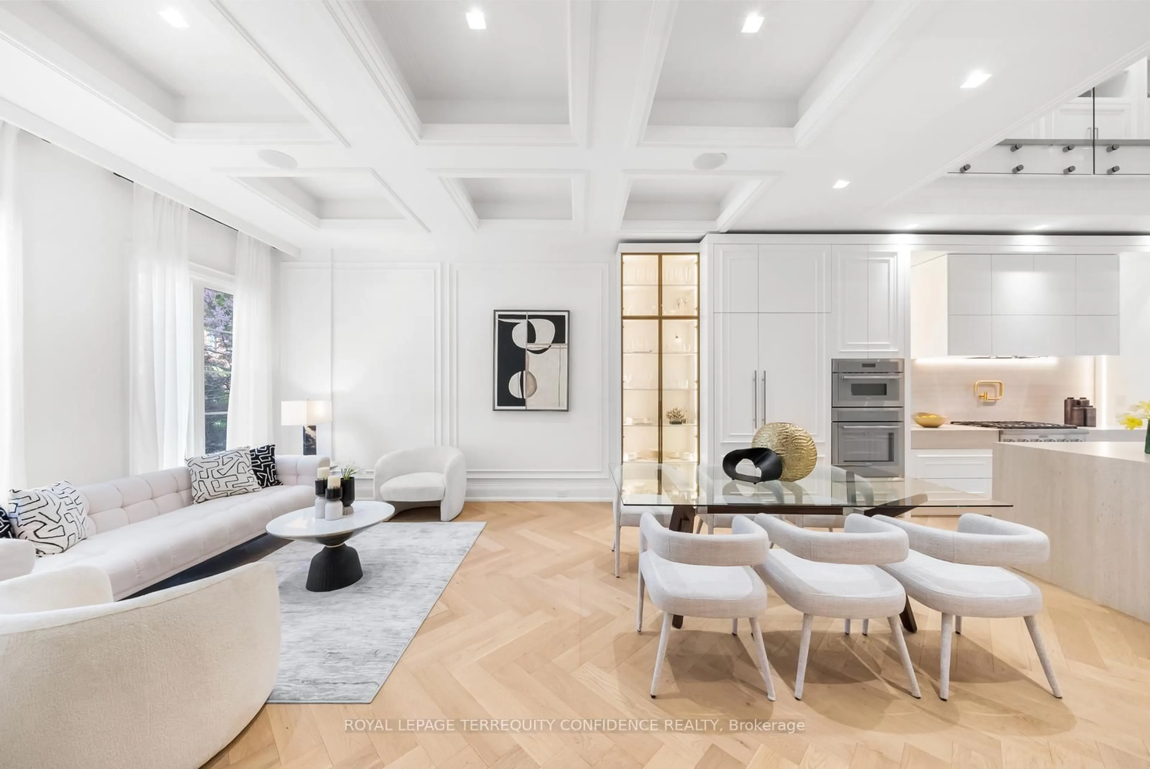 Living room with furniture, unknown for 9 Blong Ave, Toronto Ontario M4M 1P1