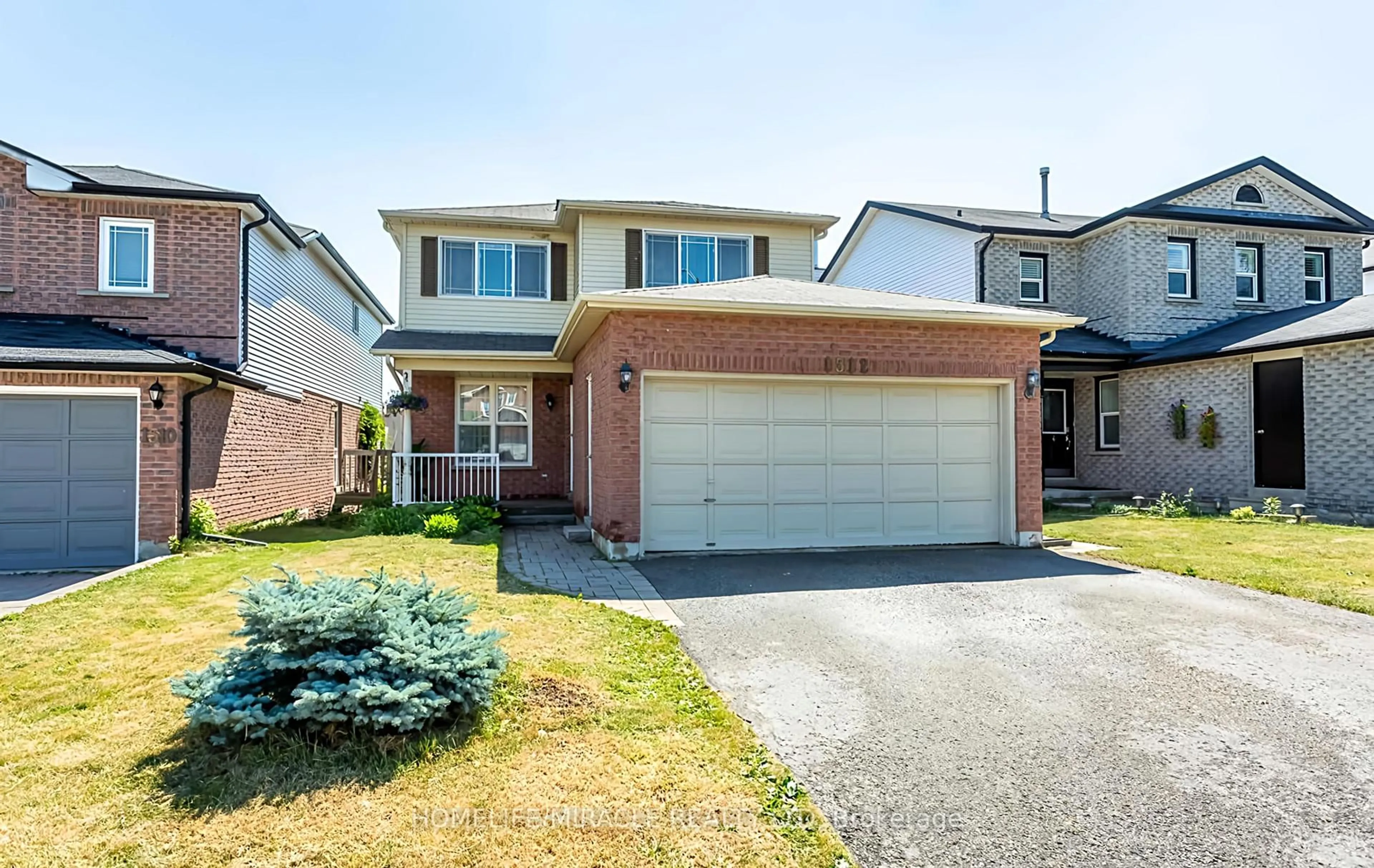 Home with brick exterior material, street for 1512 Major Oaks Rd, Pickering Ontario L1X 2M1
