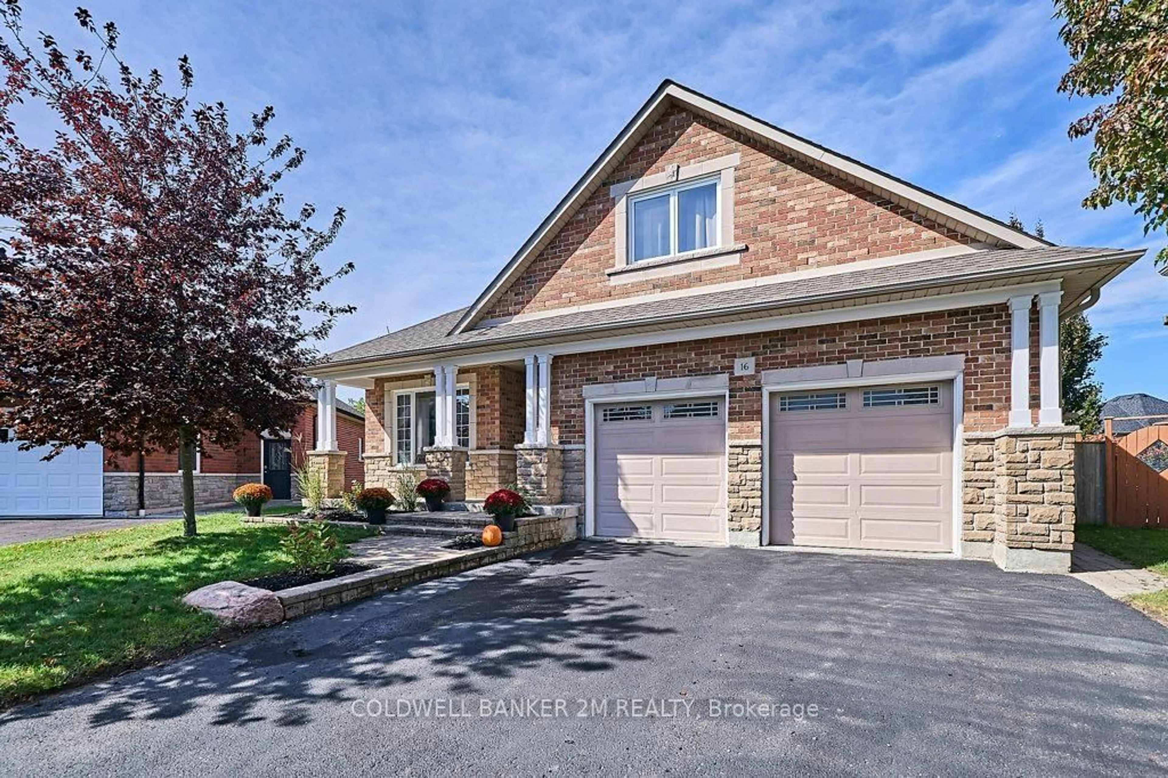 Home with brick exterior material, street for 16 Burgundy Crt, Whitby Ontario L1R 3H7