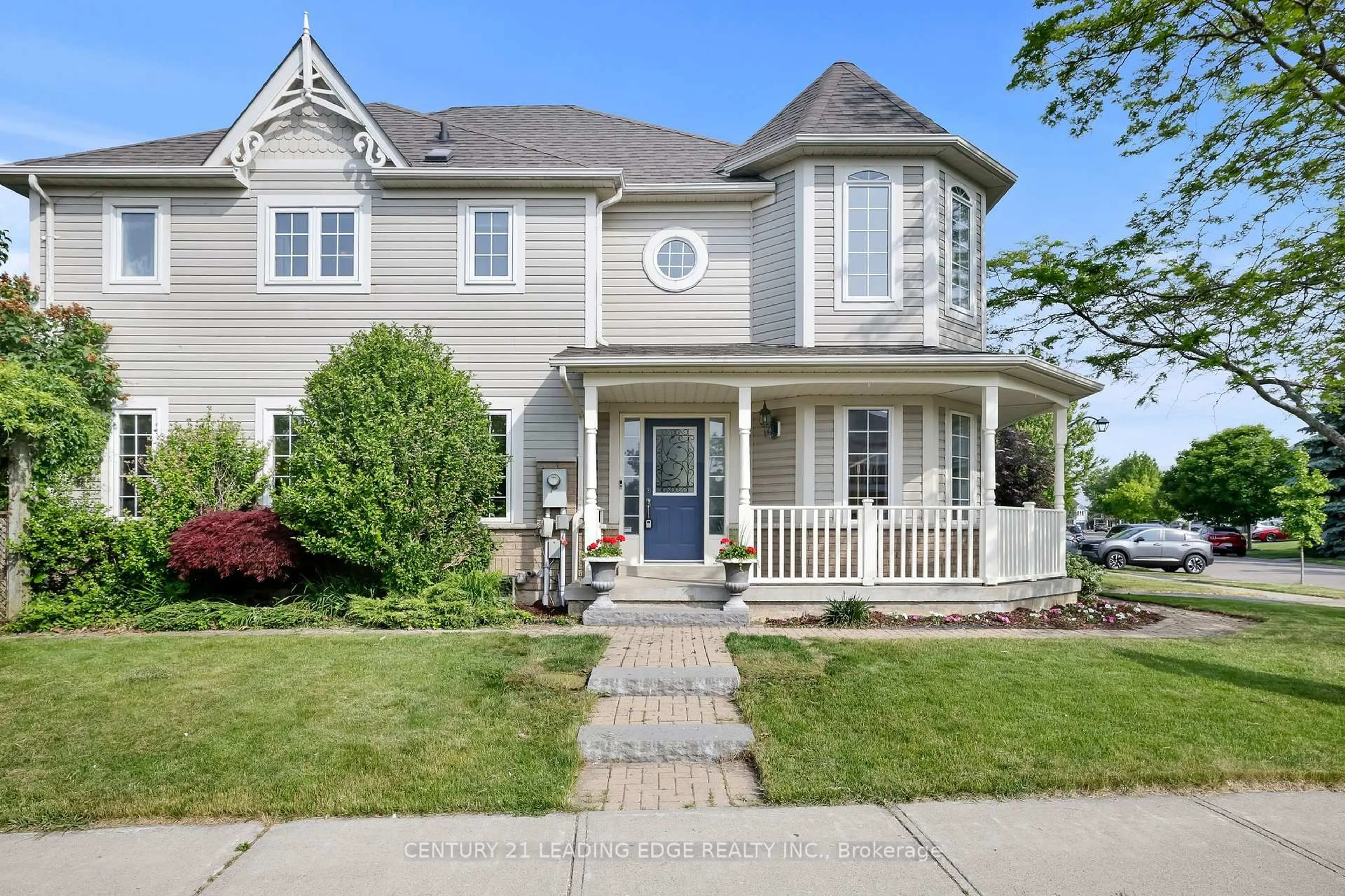 Home with vinyl exterior material, street for 2 Four Winds Dr, Whitby Ontario L1N 9R9