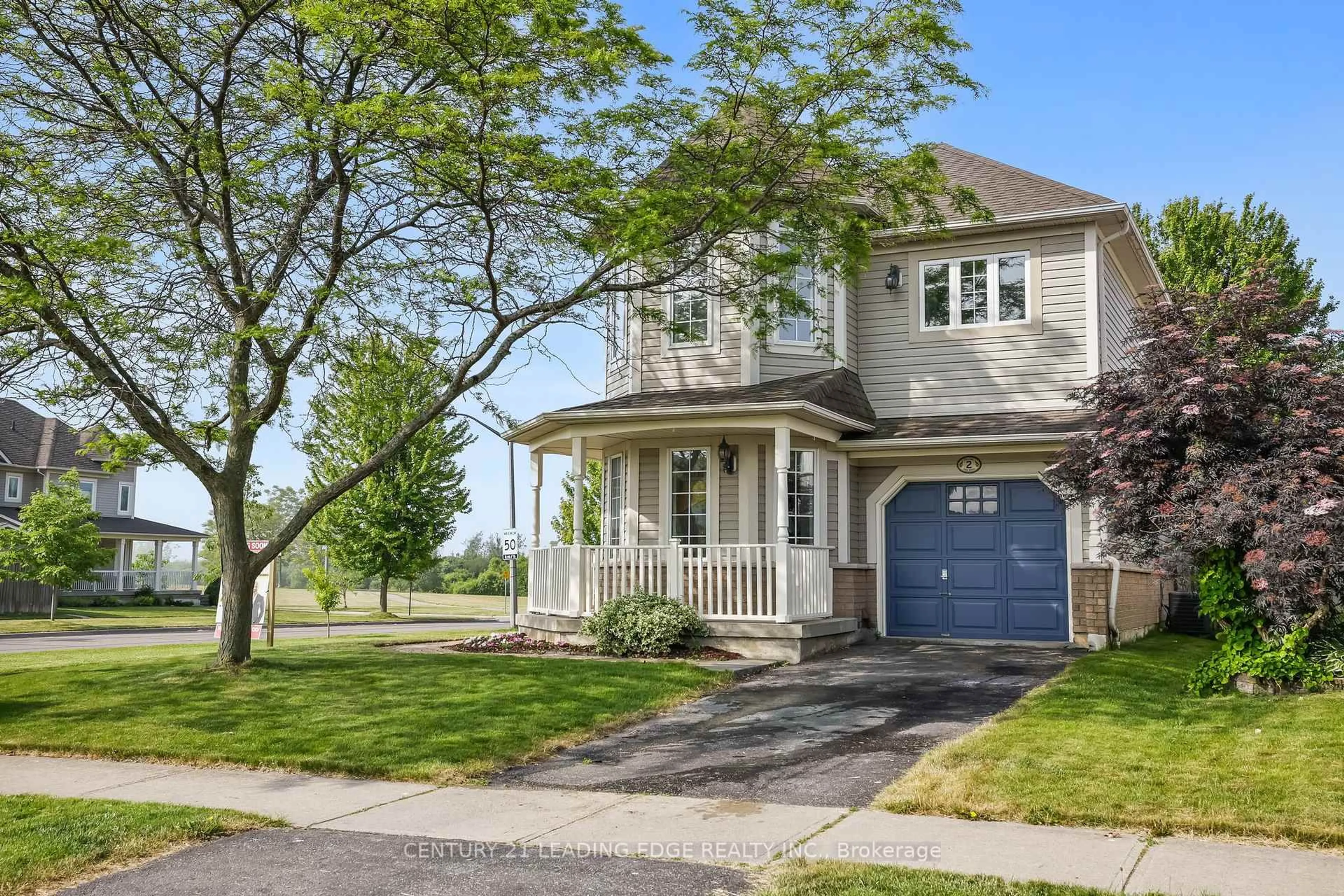 Home with vinyl exterior material, street for 2 Four Winds Dr, Whitby Ontario L1N 9R9
