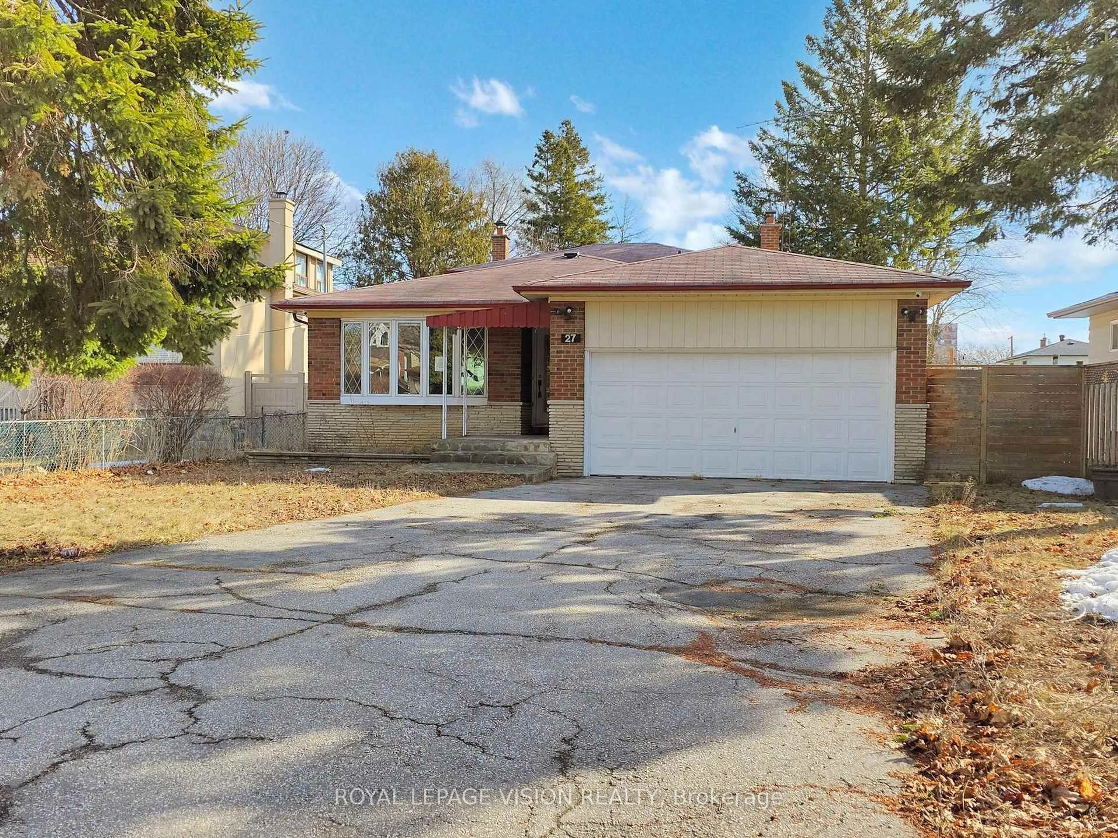 Home with brick exterior material, street for 27 Westcroft Dr, Toronto Ontario M1E 3A2