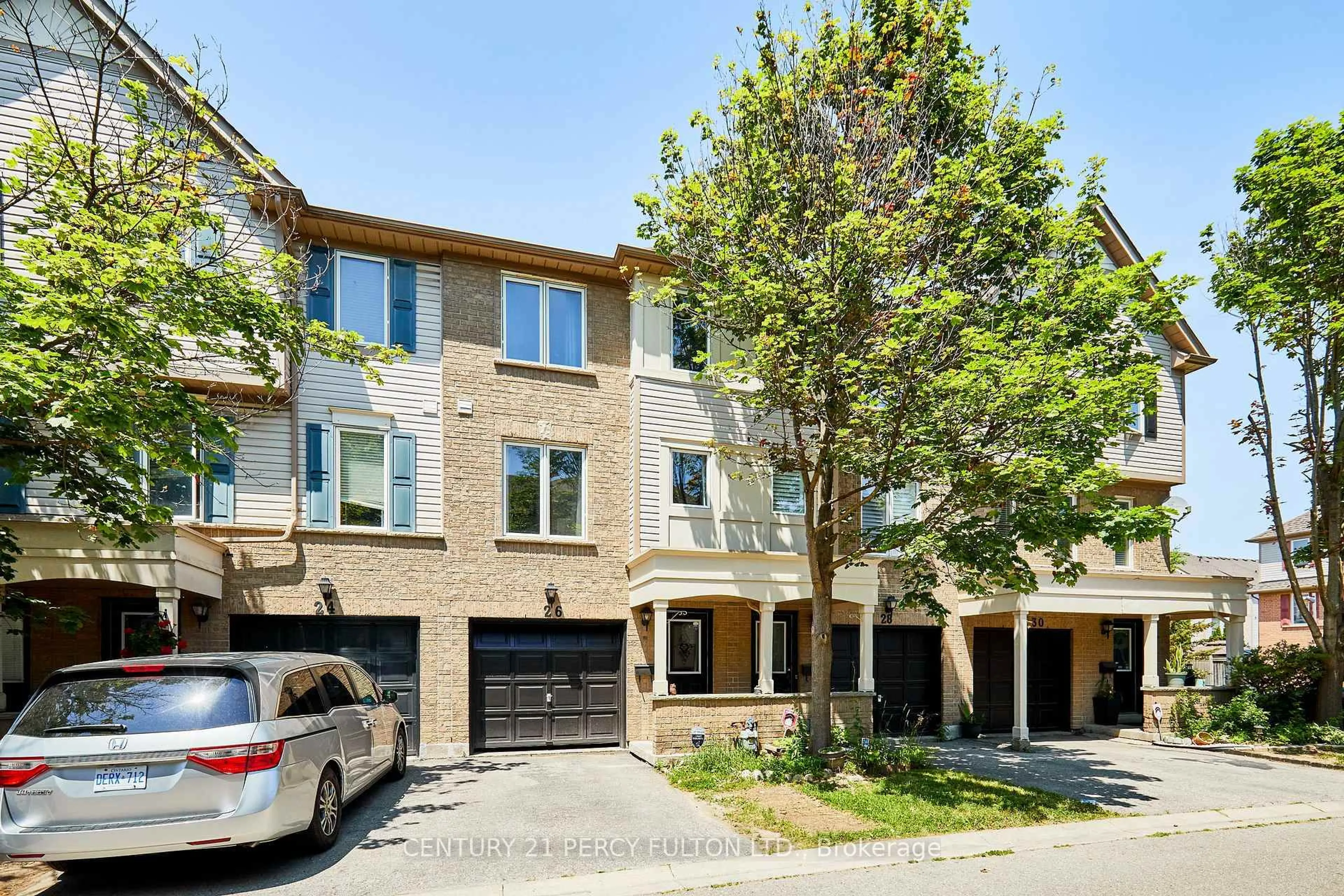 Home with brick exterior material, street for 26 Spraggins Lane, Ajax Ontario L1T 4H2