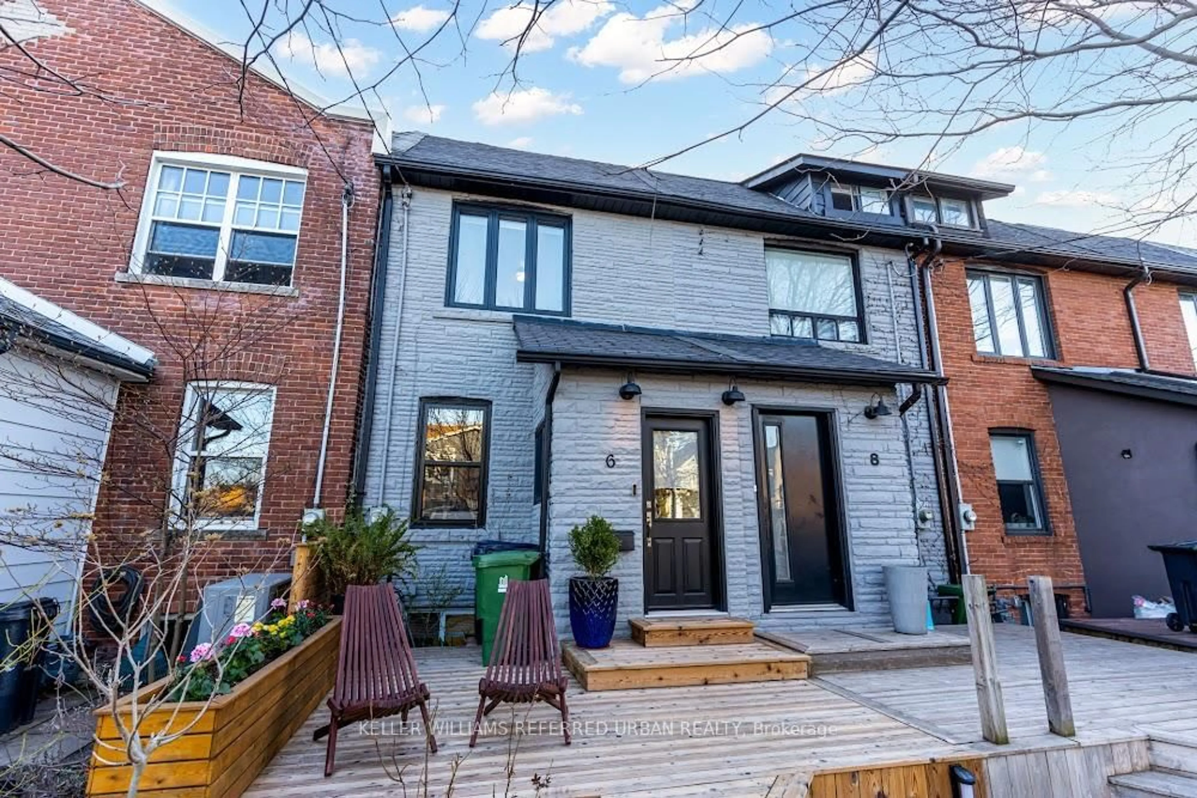 Home with brick exterior material, street for 6 Hannaford St, Toronto Ontario M4E 3G7