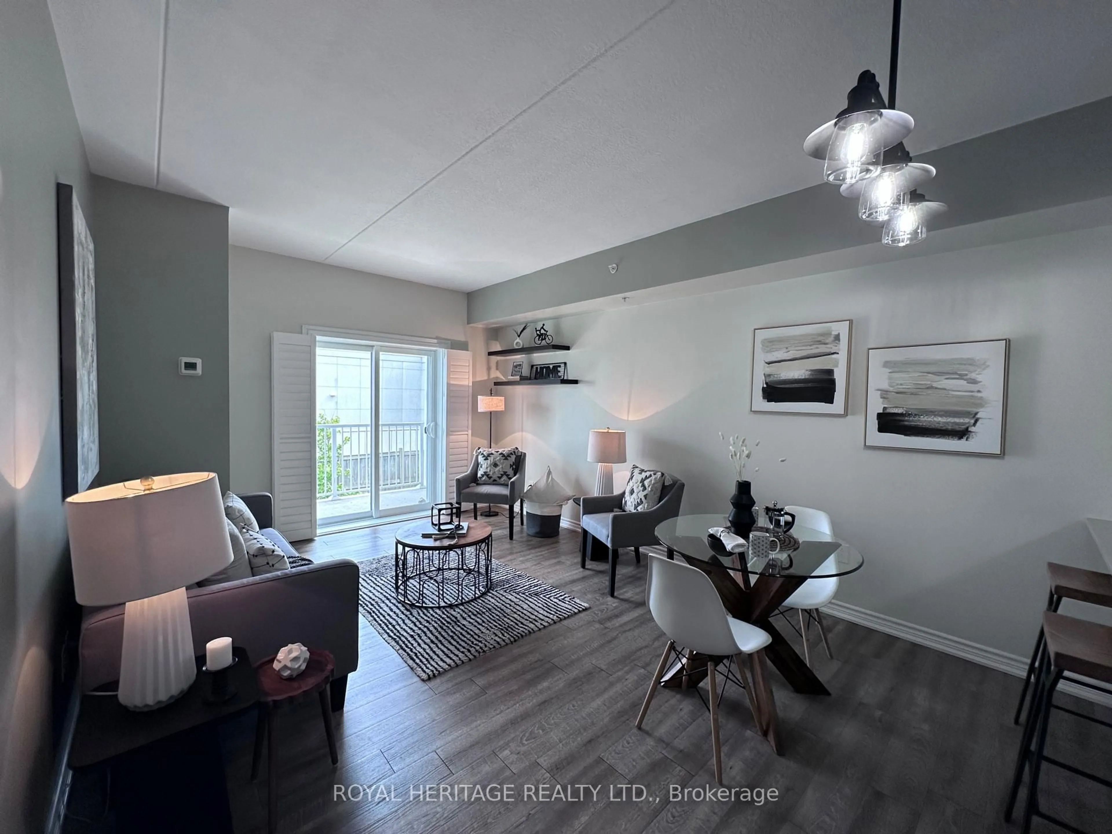 Living room with furniture, unknown for 290 Liberty St #211, Clarington Ontario L1C 0V5