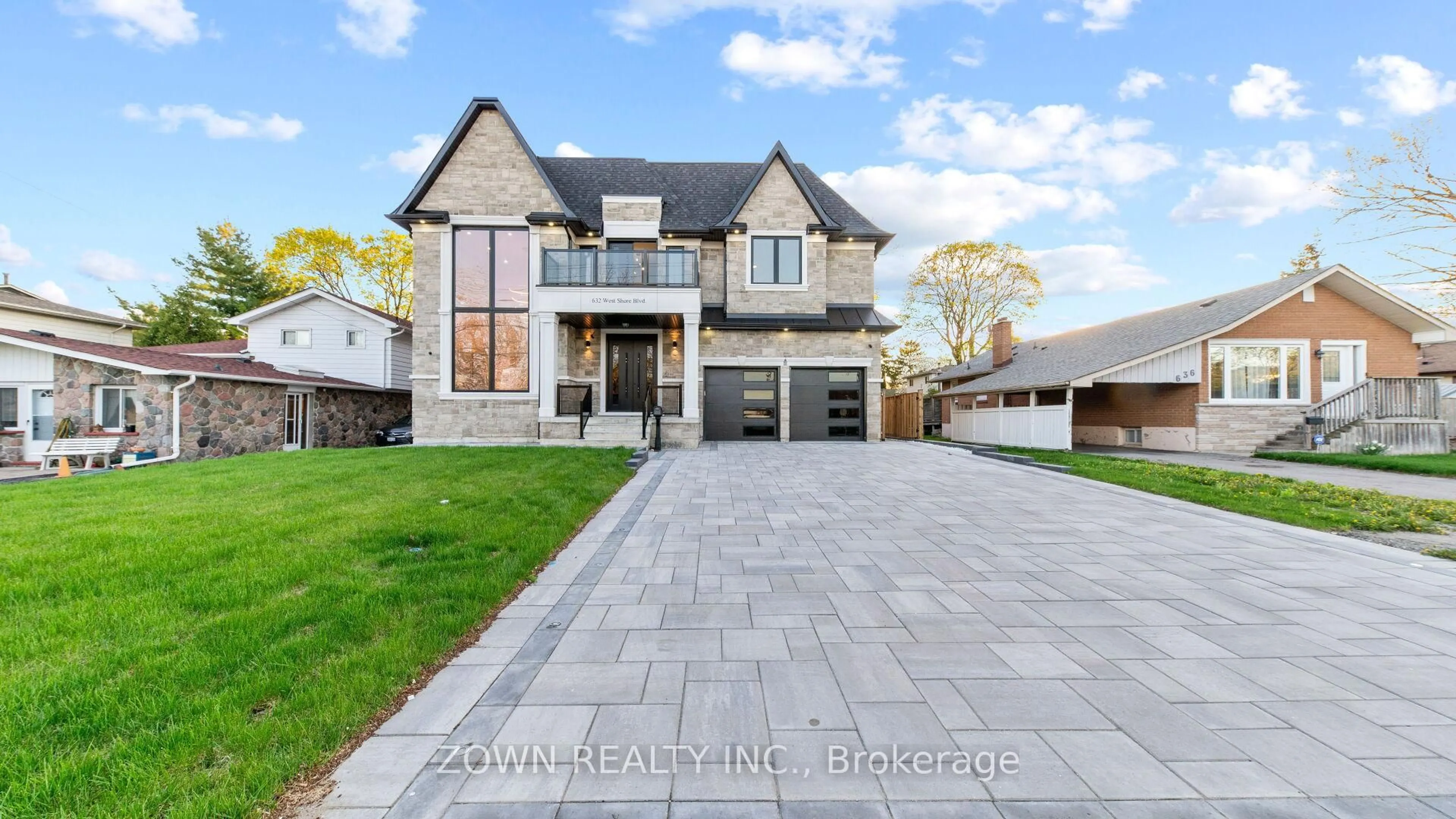 Home with brick exterior material, street for 632 West Shore Blvd, Pickering Ontario L1W 2T8