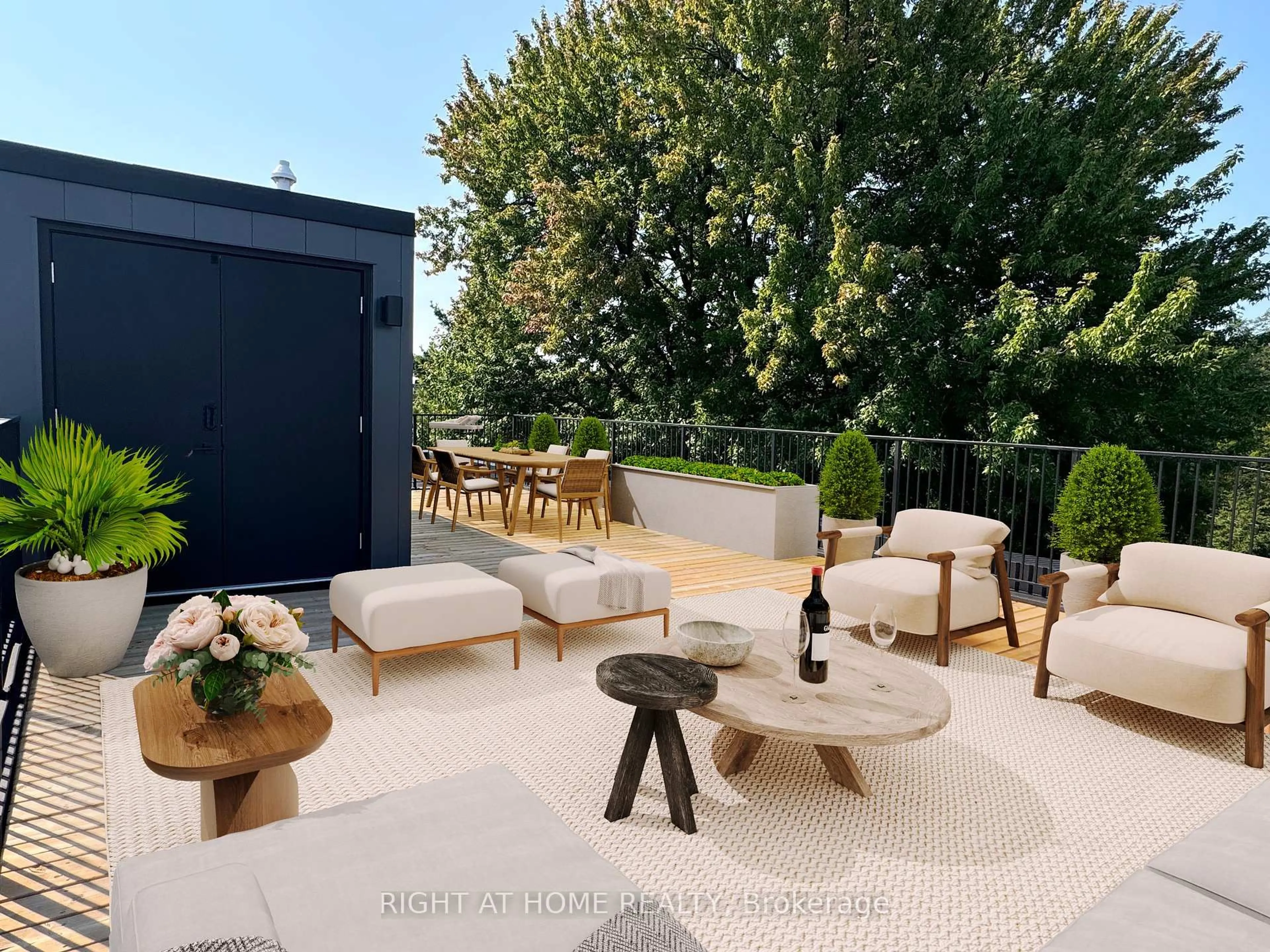 Patio, street for 2343 Gerrard St #Sky, Toronto Ontario M4E 2E6