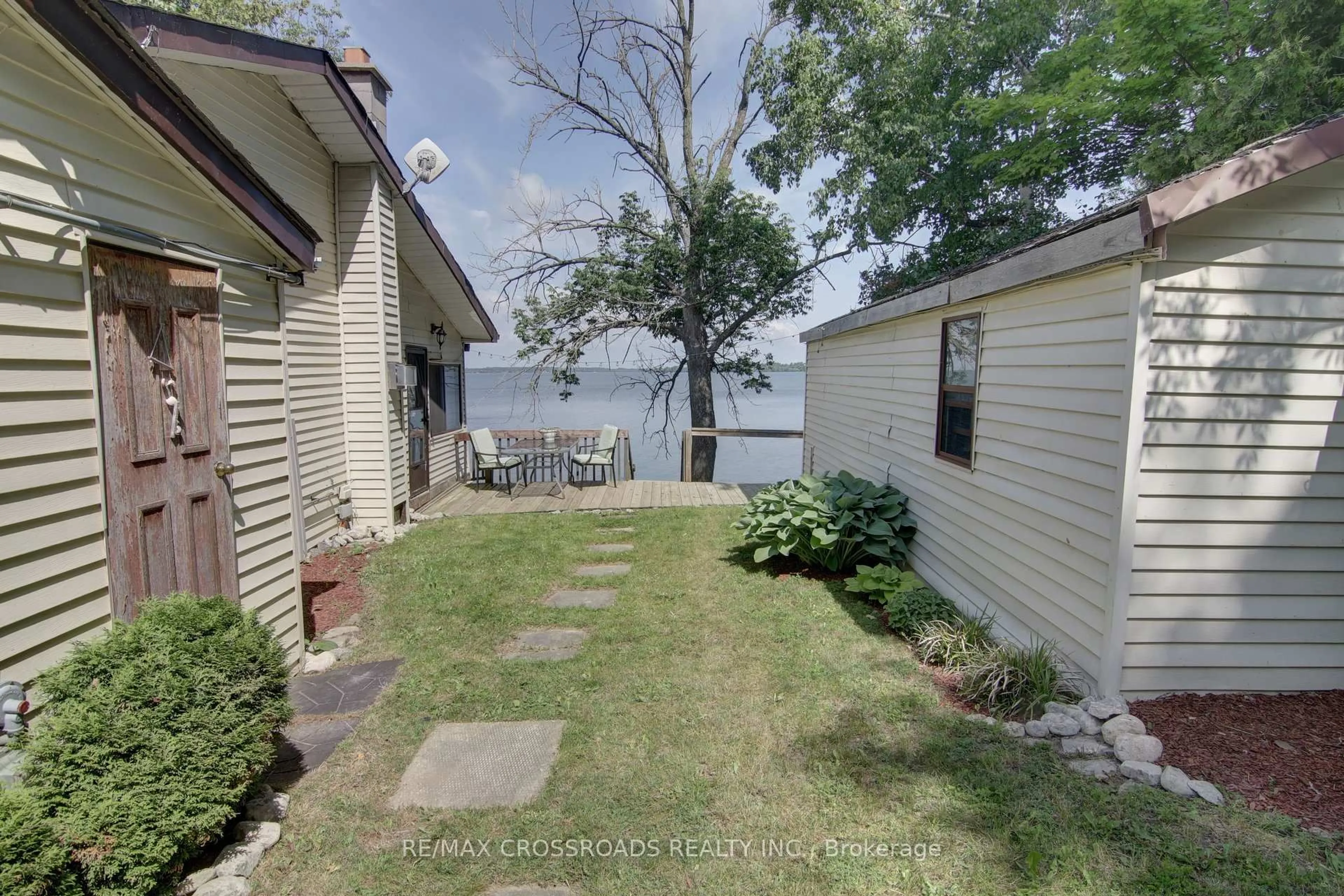 Patio, water/lake/river/ocean view for 296 Williams Point Rd, Scugog Ontario L0B 1E0