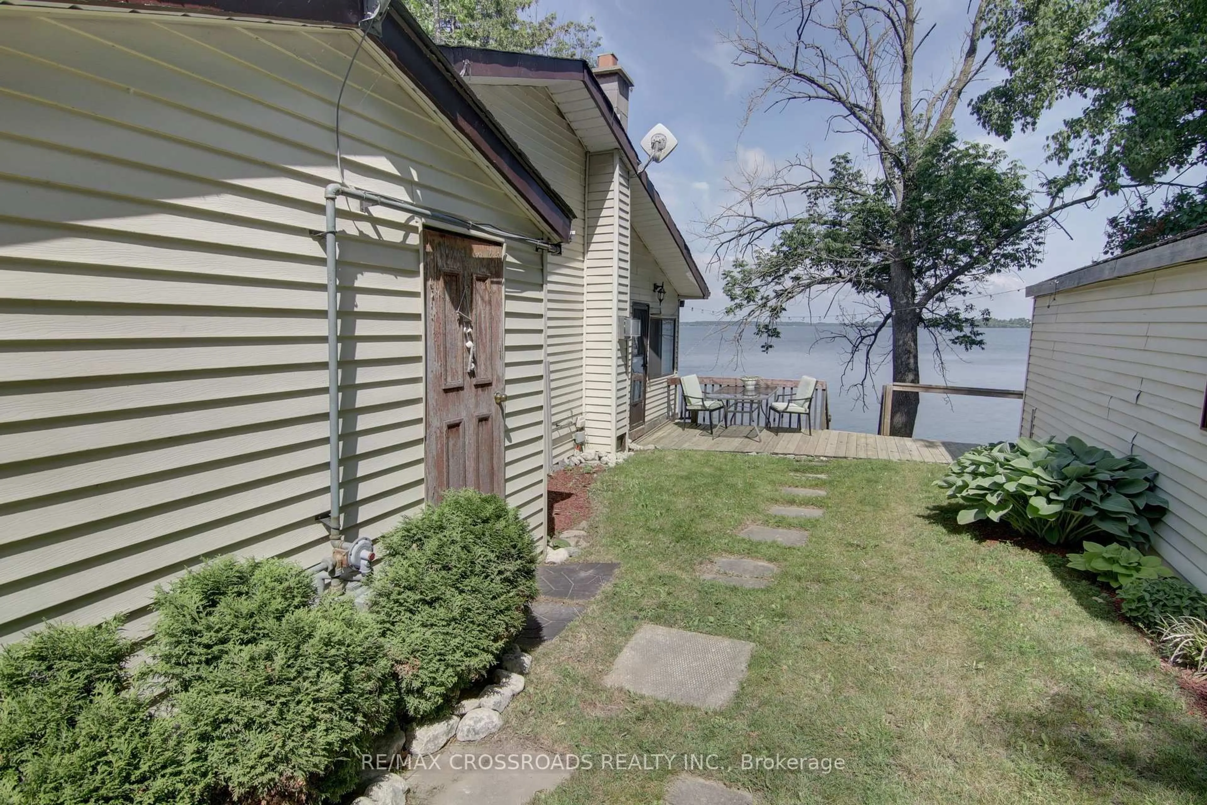Patio, water/lake/river/ocean view for 296 Williams Point Rd, Scugog Ontario L0B 1E0