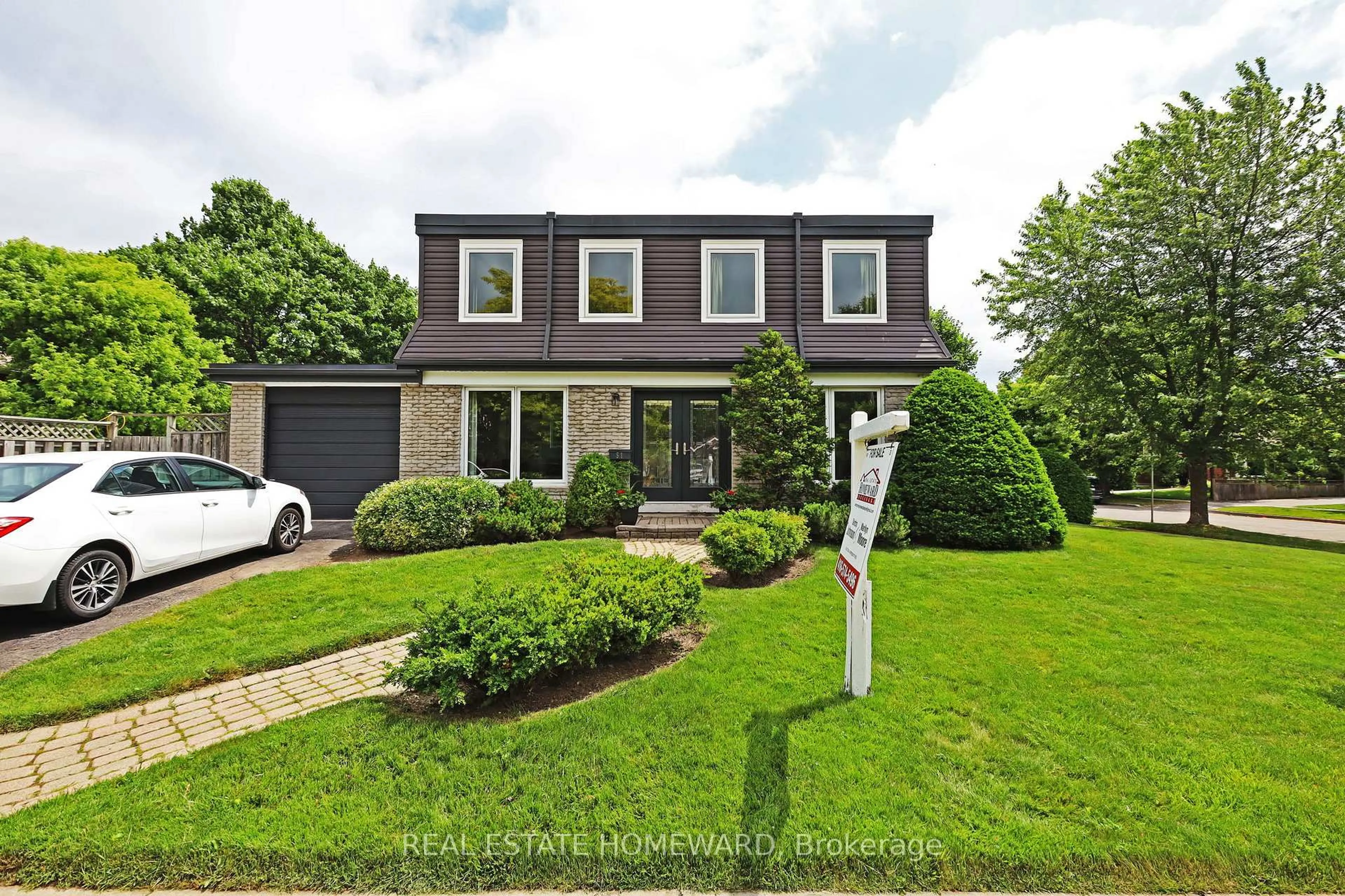 Home with brick exterior material, street for 51 Prince Philip Blvd, Toronto Ontario M1E 1J5