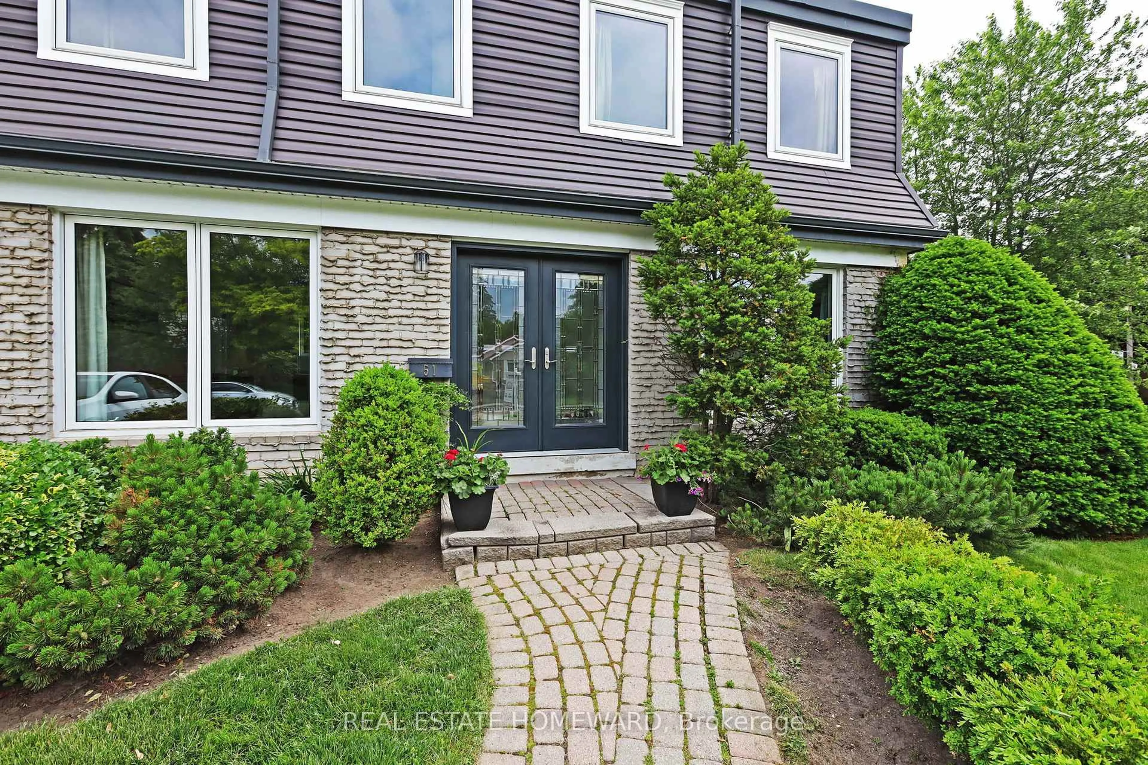 Home with brick exterior material, street for 51 Prince Philip Blvd, Toronto Ontario M1E 1J5