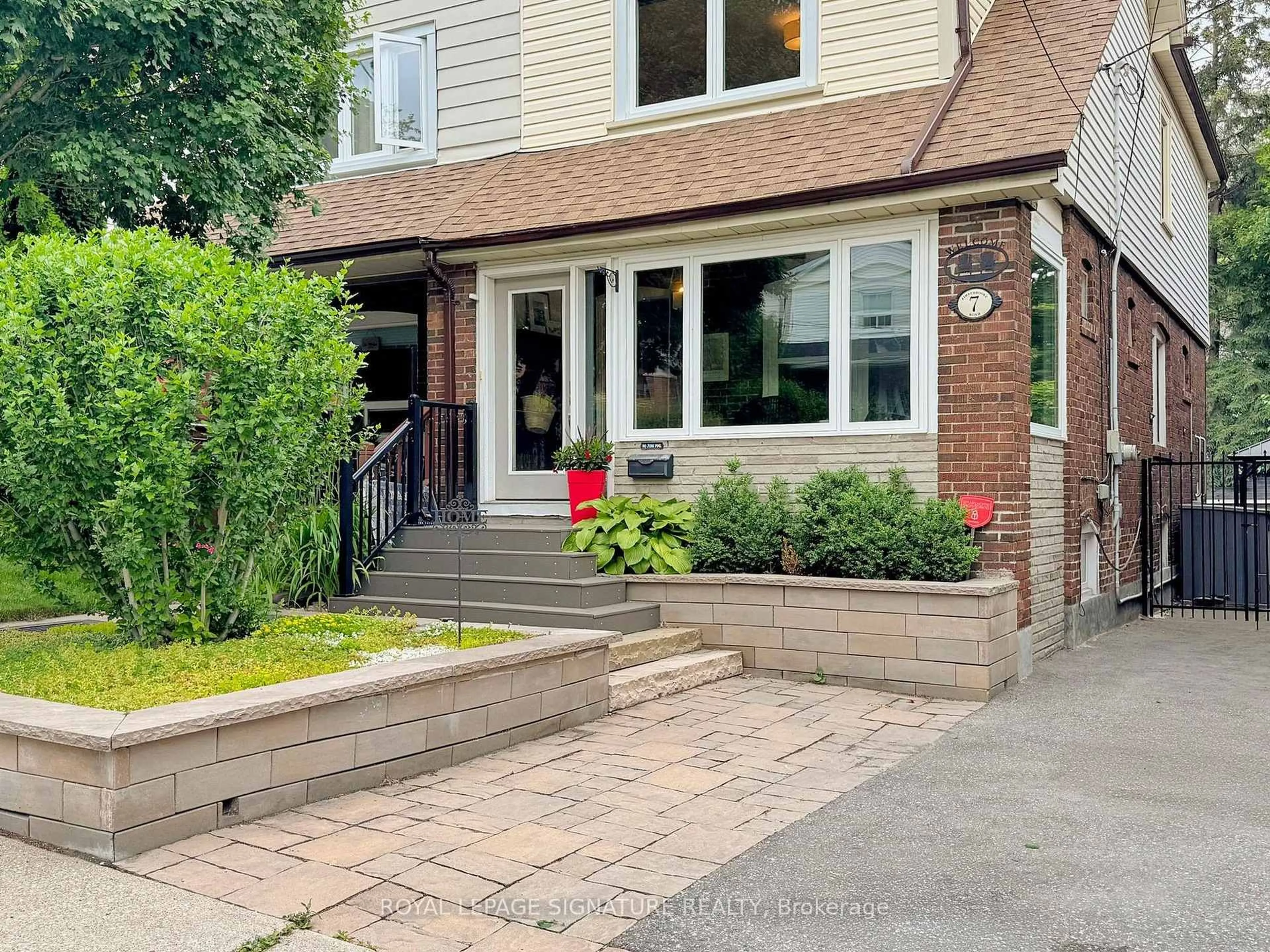 Home with brick exterior material, street for 7 Firstbrooke Rd, Toronto Ontario M4E 2L2