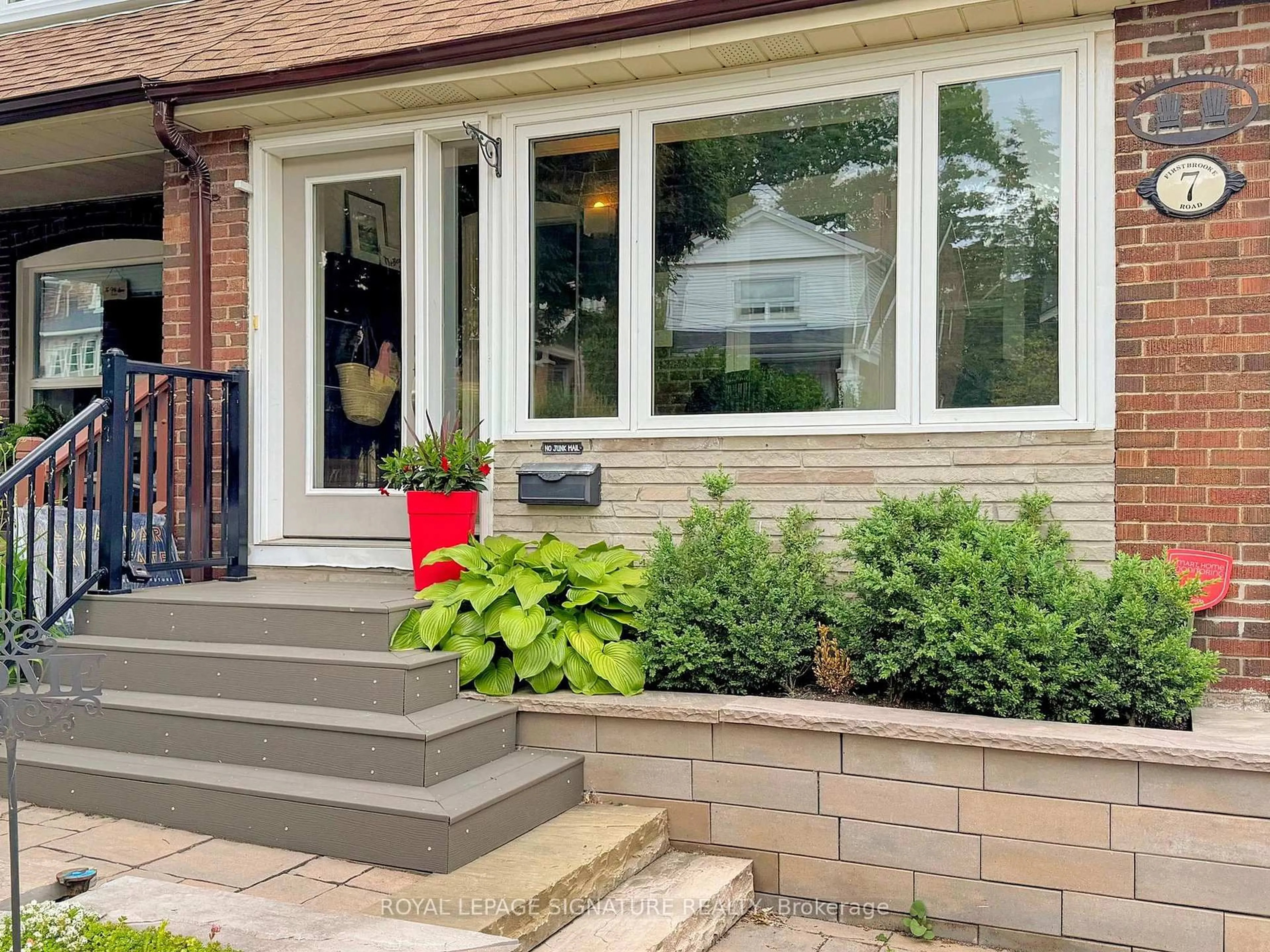 Home with brick exterior material, street for 7 Firstbrooke Rd, Toronto Ontario M4E 2L2