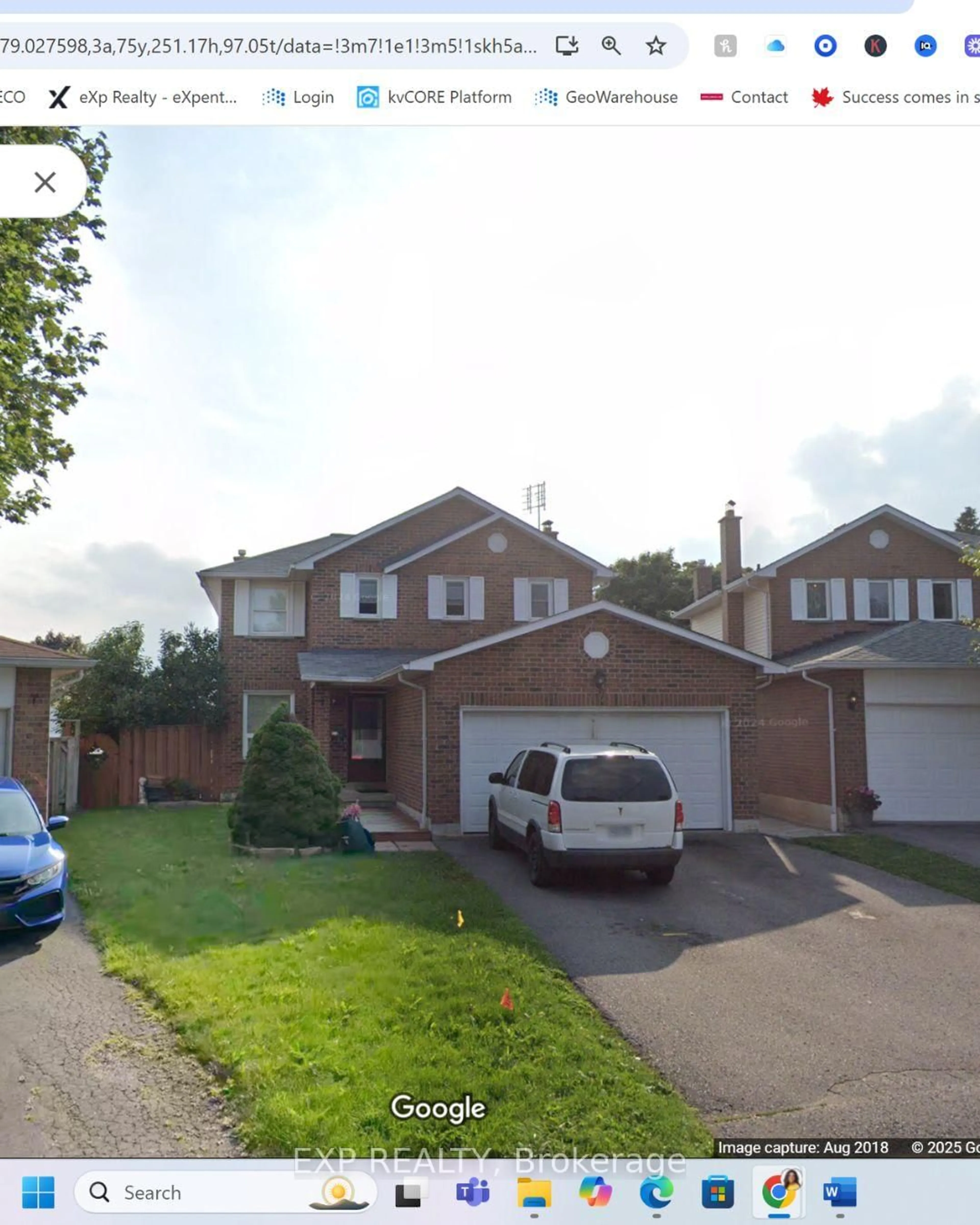 A pic from outside/outdoor area/front of a property/back of a property/a pic from drone, street for 12 Empson Crt, Ajax Ontario L1S 3Y3