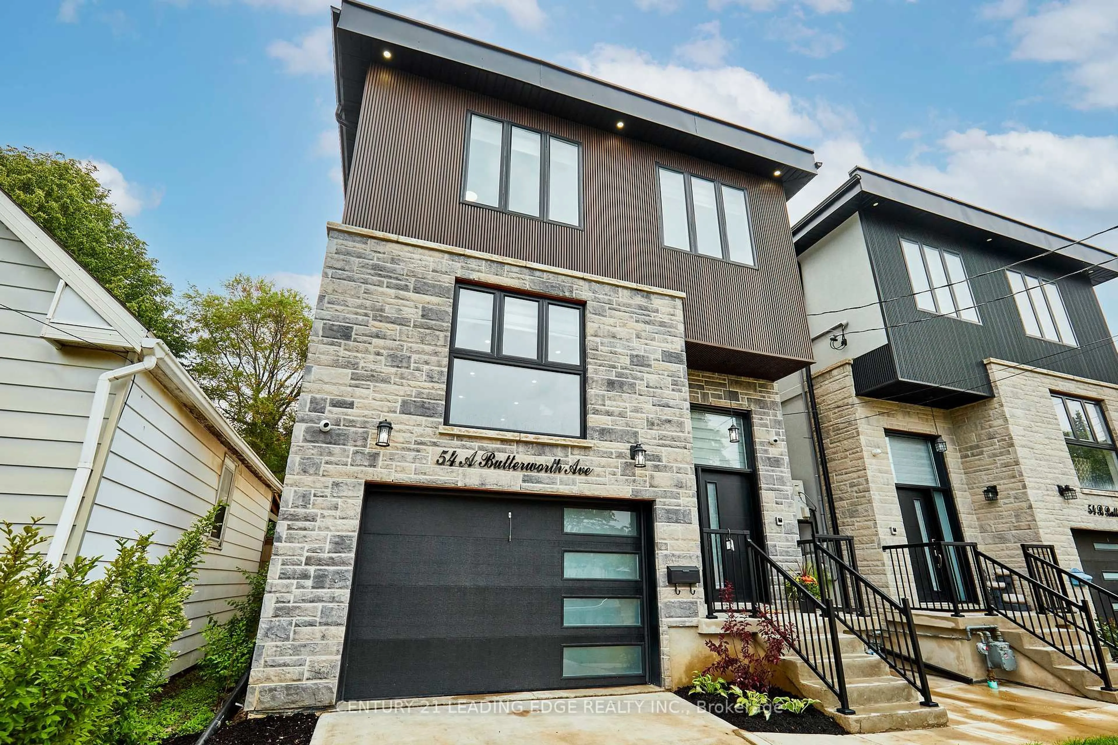 Home with brick exterior material, street for 54 A Butterworth Ave, Toronto Ontario M1L 1H5