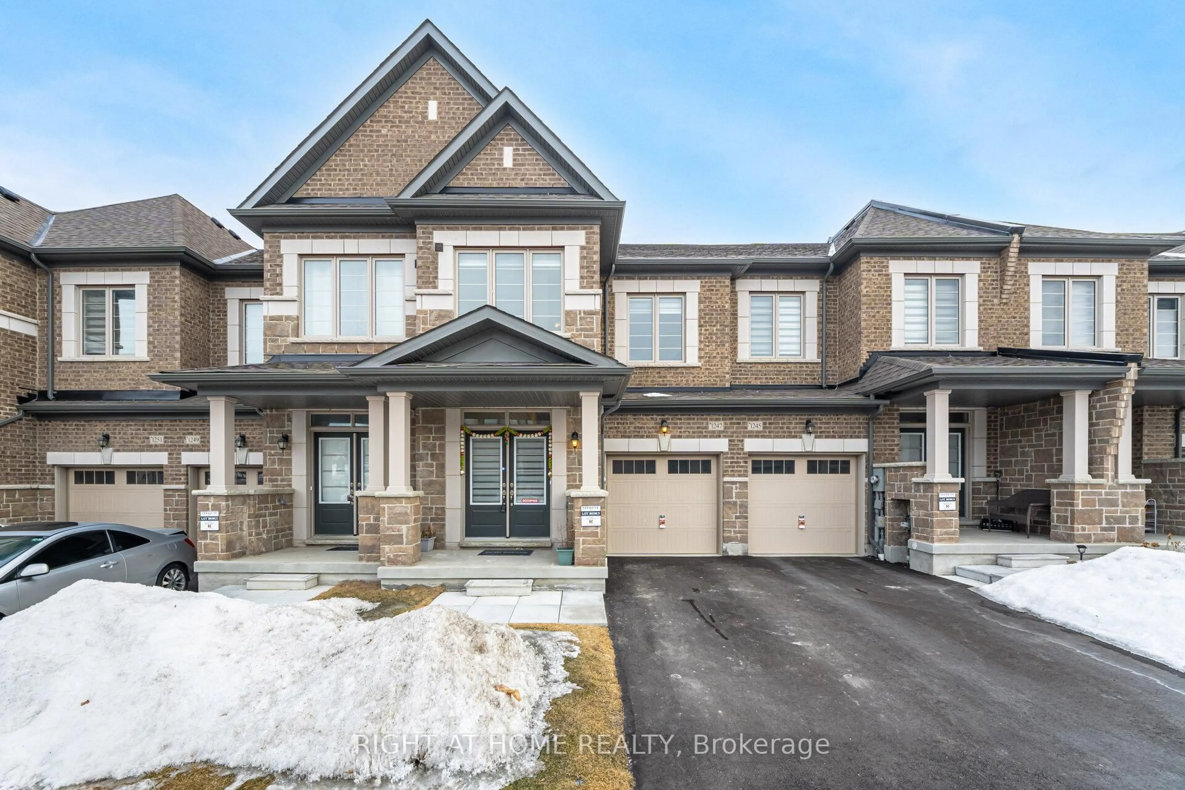 Home with brick exterior material, street for 1247 Rexton Dr, Oshawa Ontario L1L 0T3