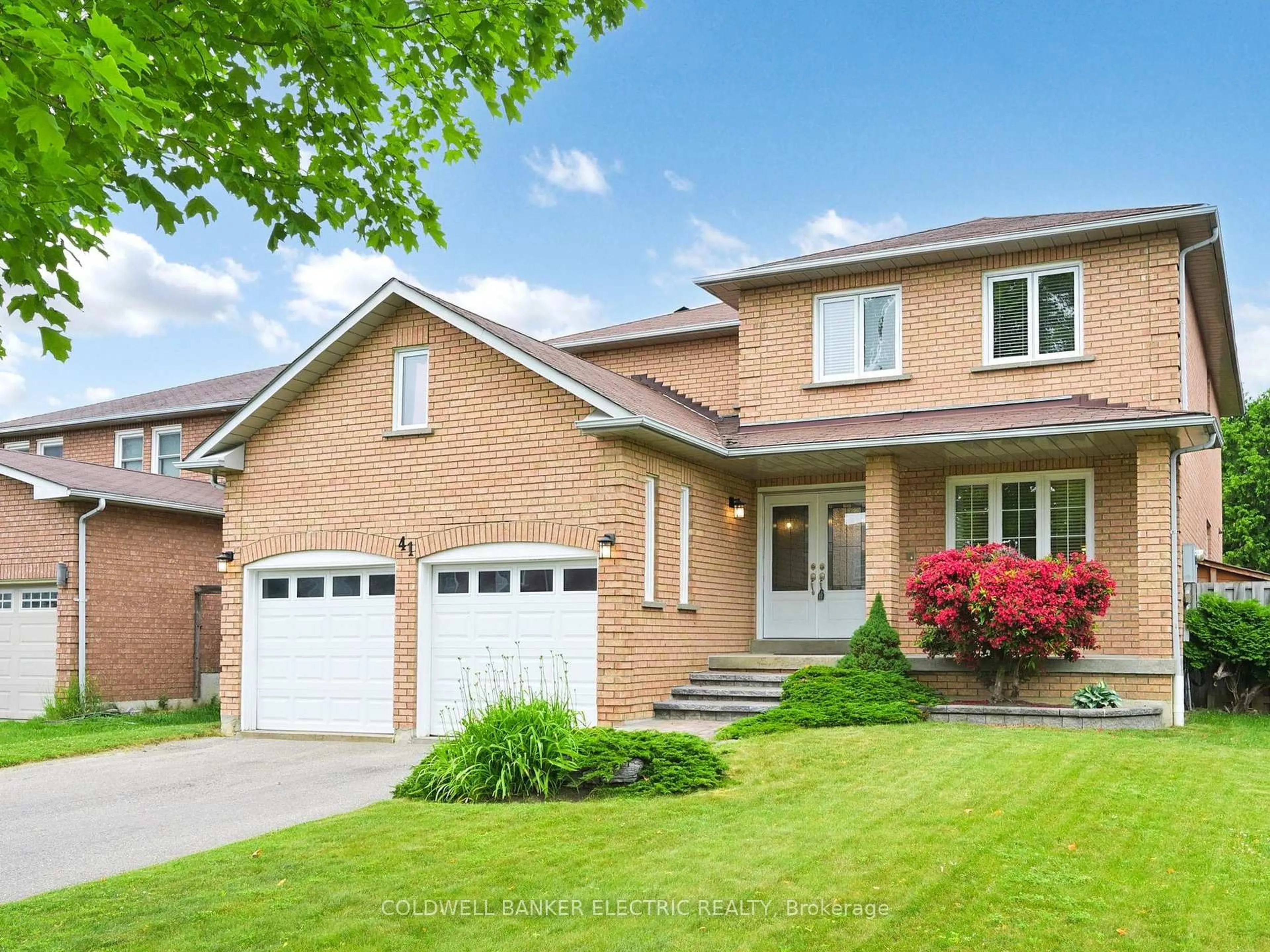 Home with brick exterior material, street for 41 Falstaff Cres, Whitby Ontario L1R 1W3