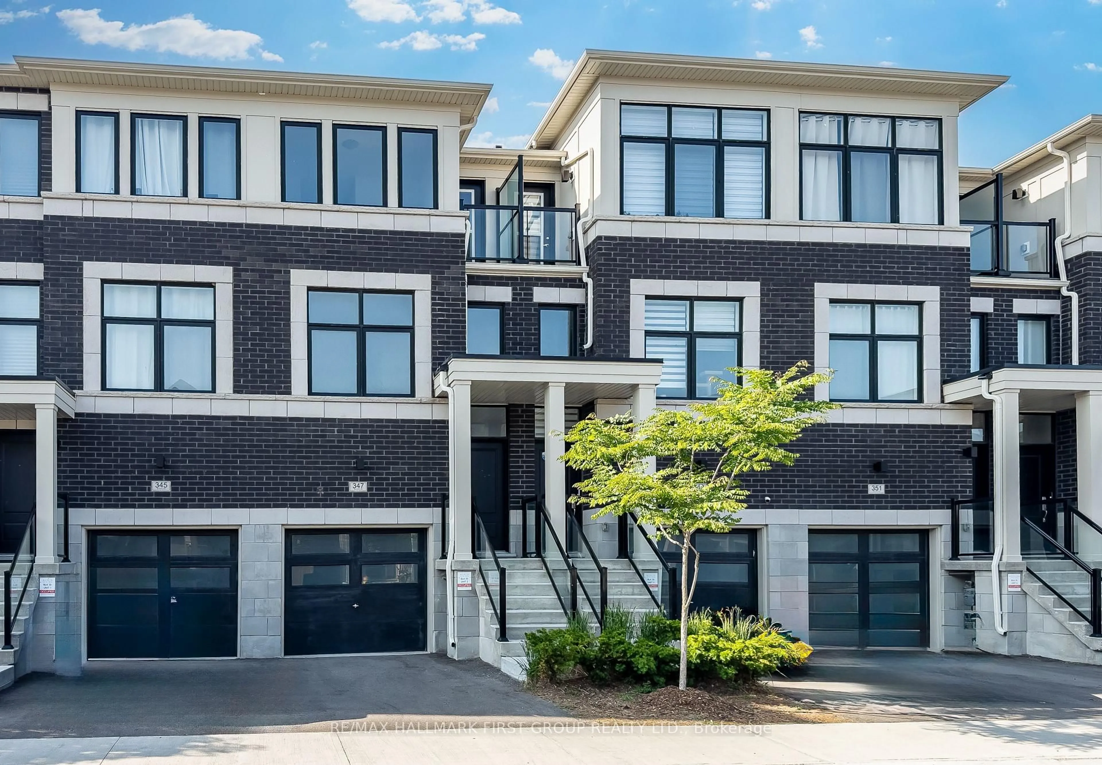 Home with brick exterior material, street for 347 Okanagan Path, Oshawa Ontario L1H 0A7