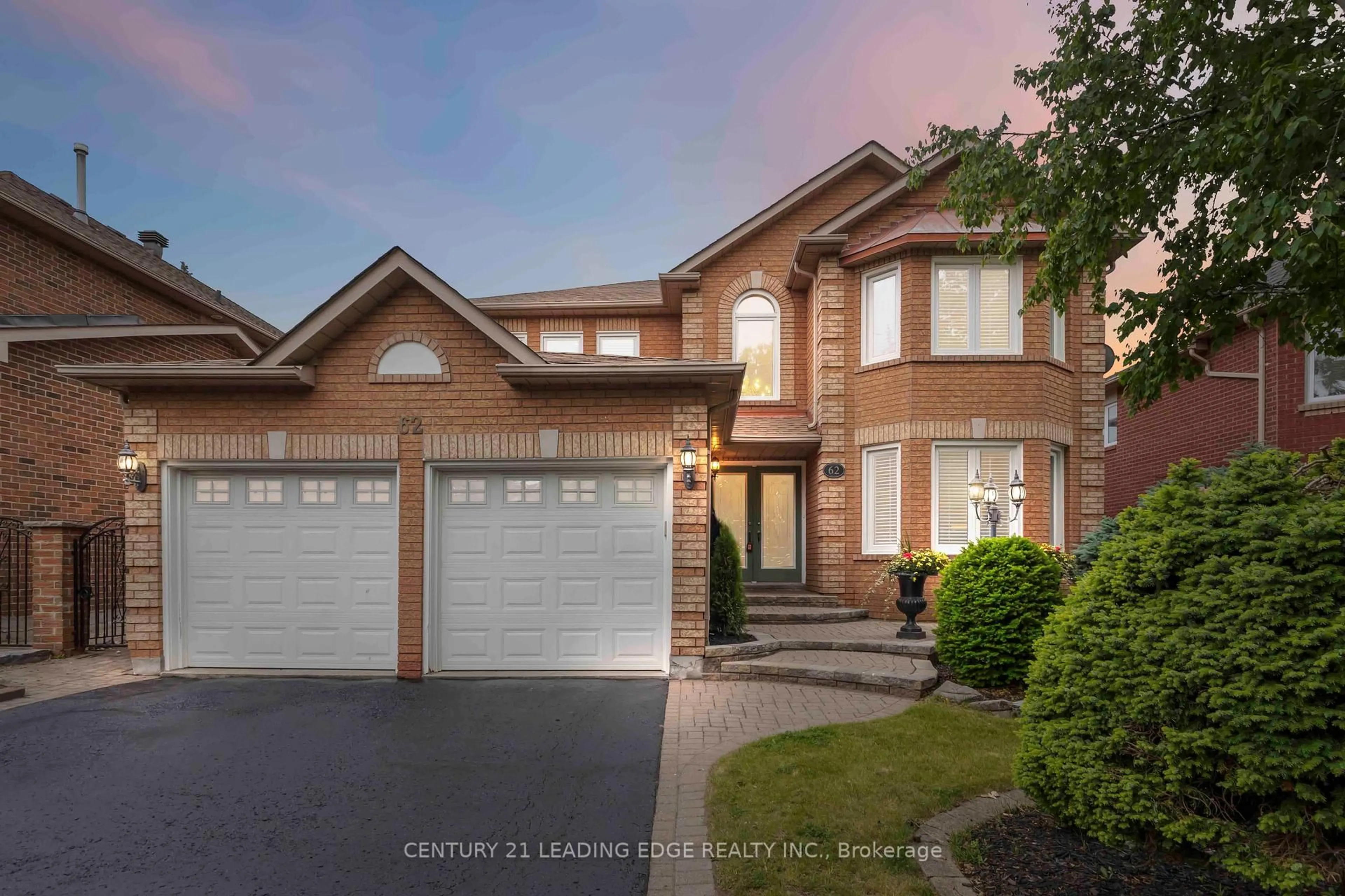 Home with brick exterior material, street for 62 Chiltern Pl, Whitby Ontario L1R 2E5