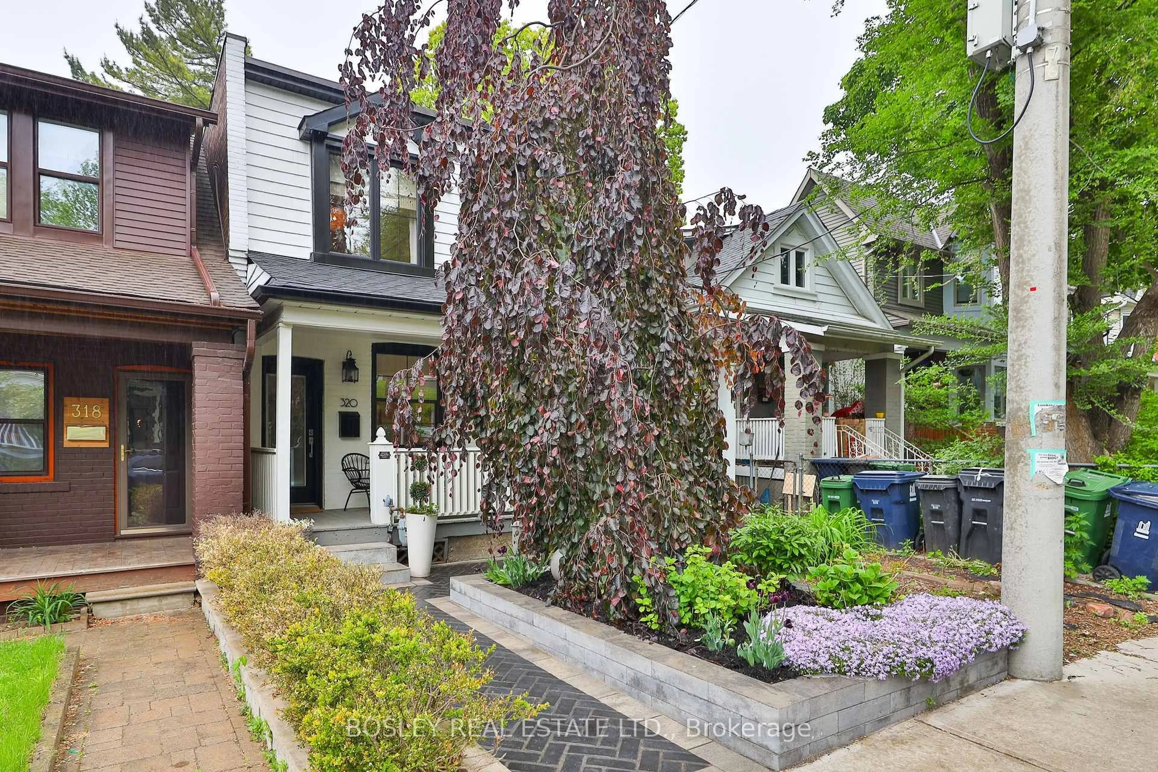 Home with brick exterior material, street for 320 Highfield Rd, Toronto Ontario M4L 2V5