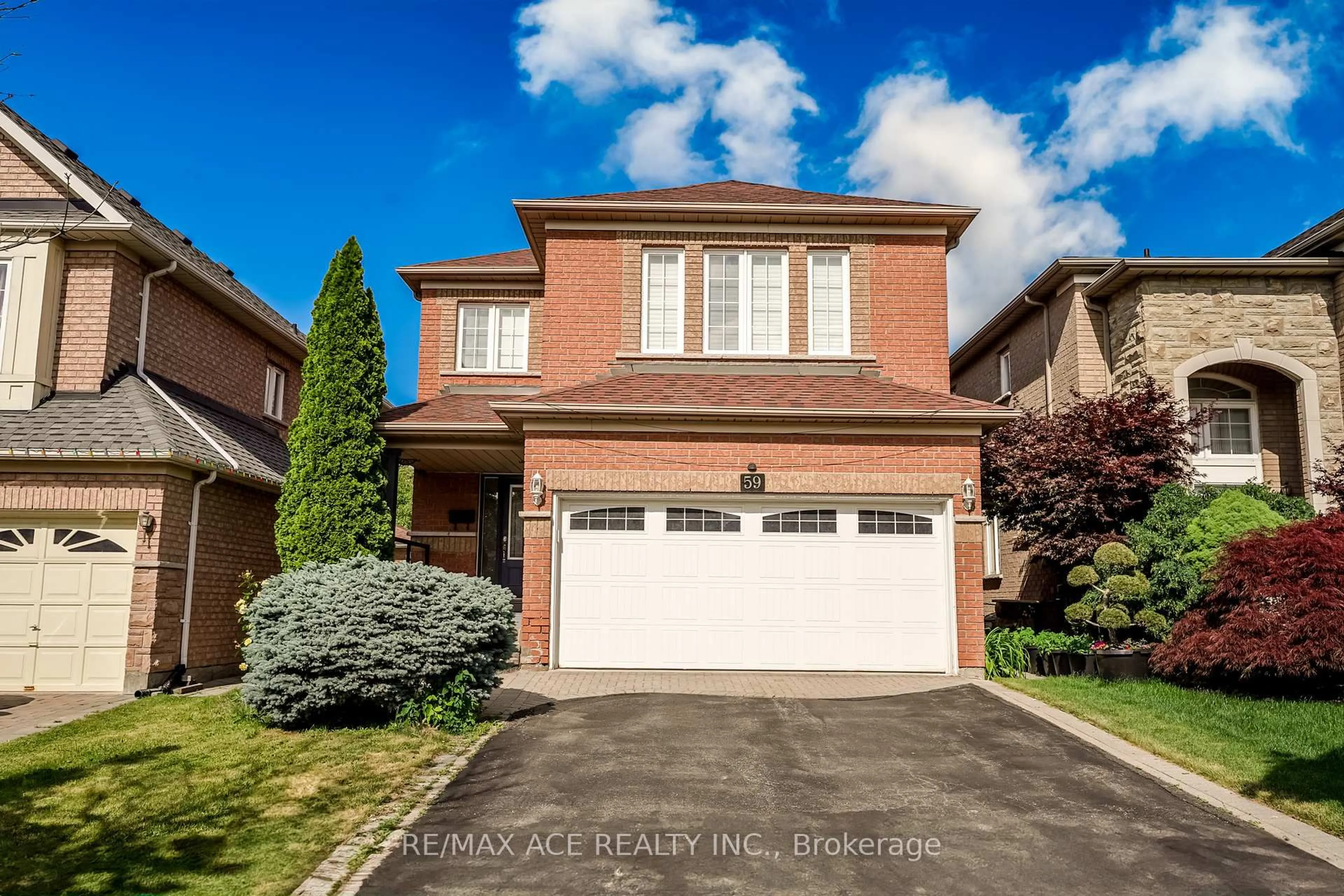 Home with brick exterior material, street for 59 Ridgecrest Dr, Toronto Ontario M1W 4A3