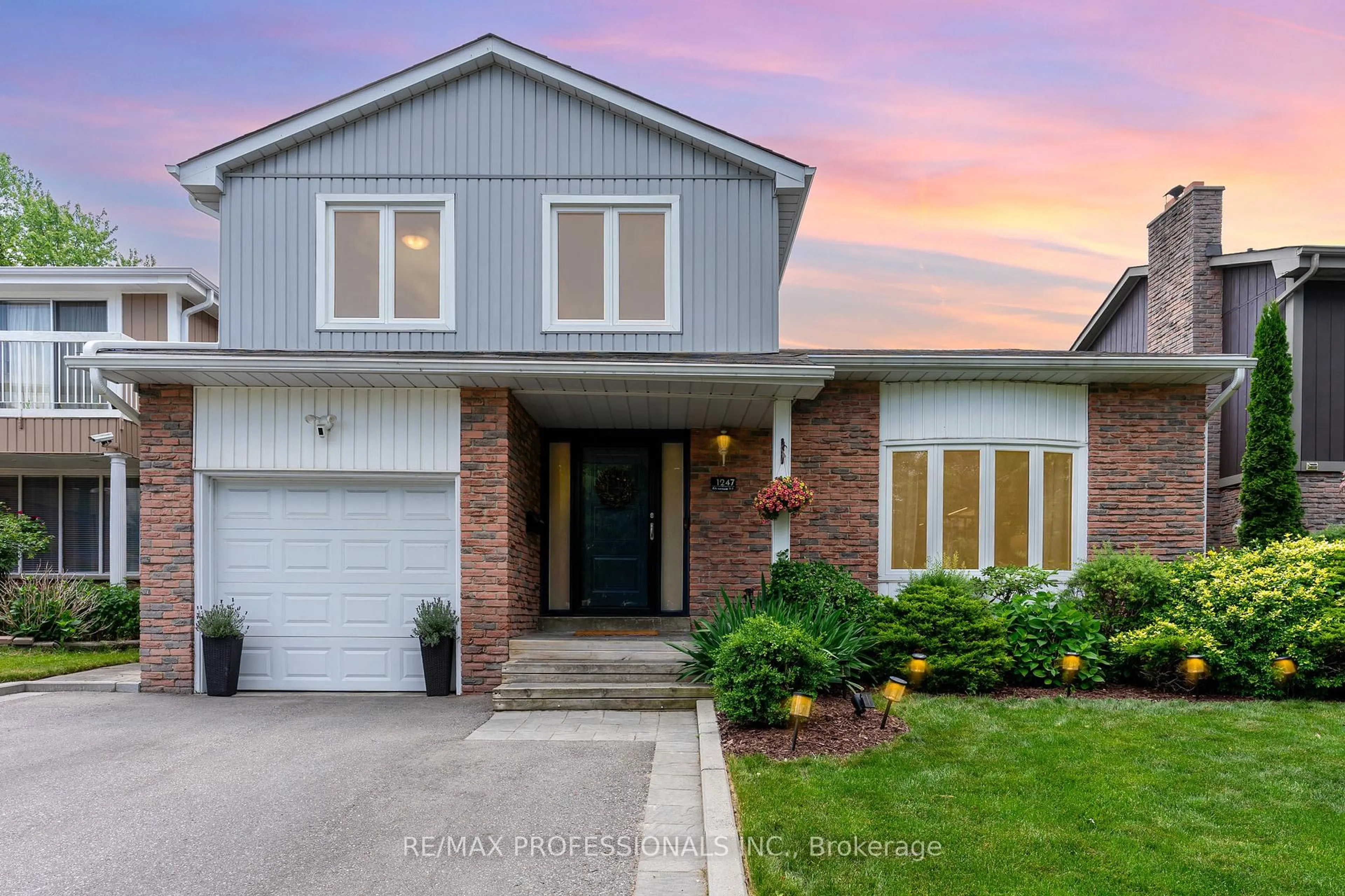 Home with brick exterior material, street for 1247 Glenanna Rd, Pickering Ontario L1V 3B6