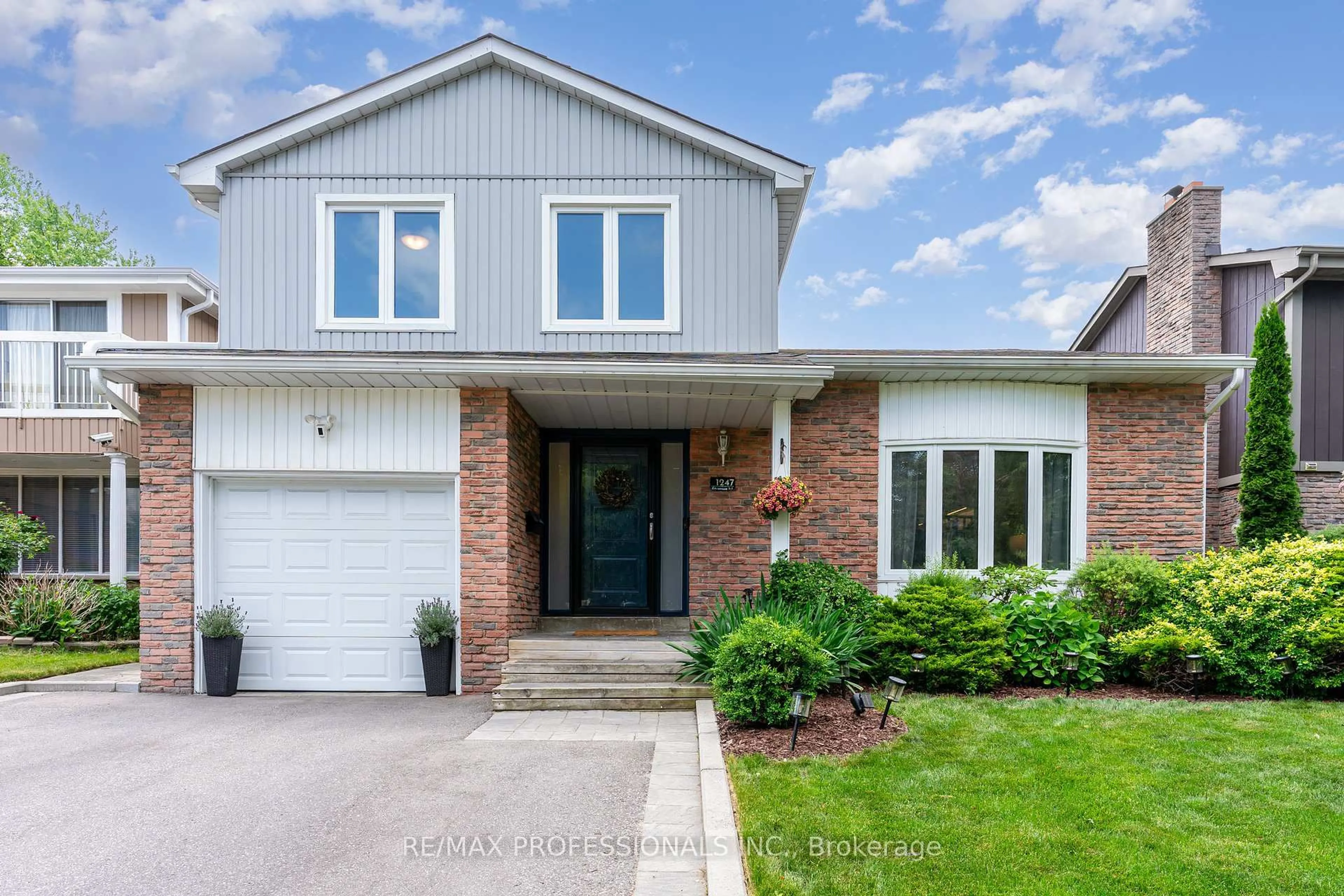 Home with brick exterior material, street for 1247 Glenanna Rd, Pickering Ontario L1V 3B6