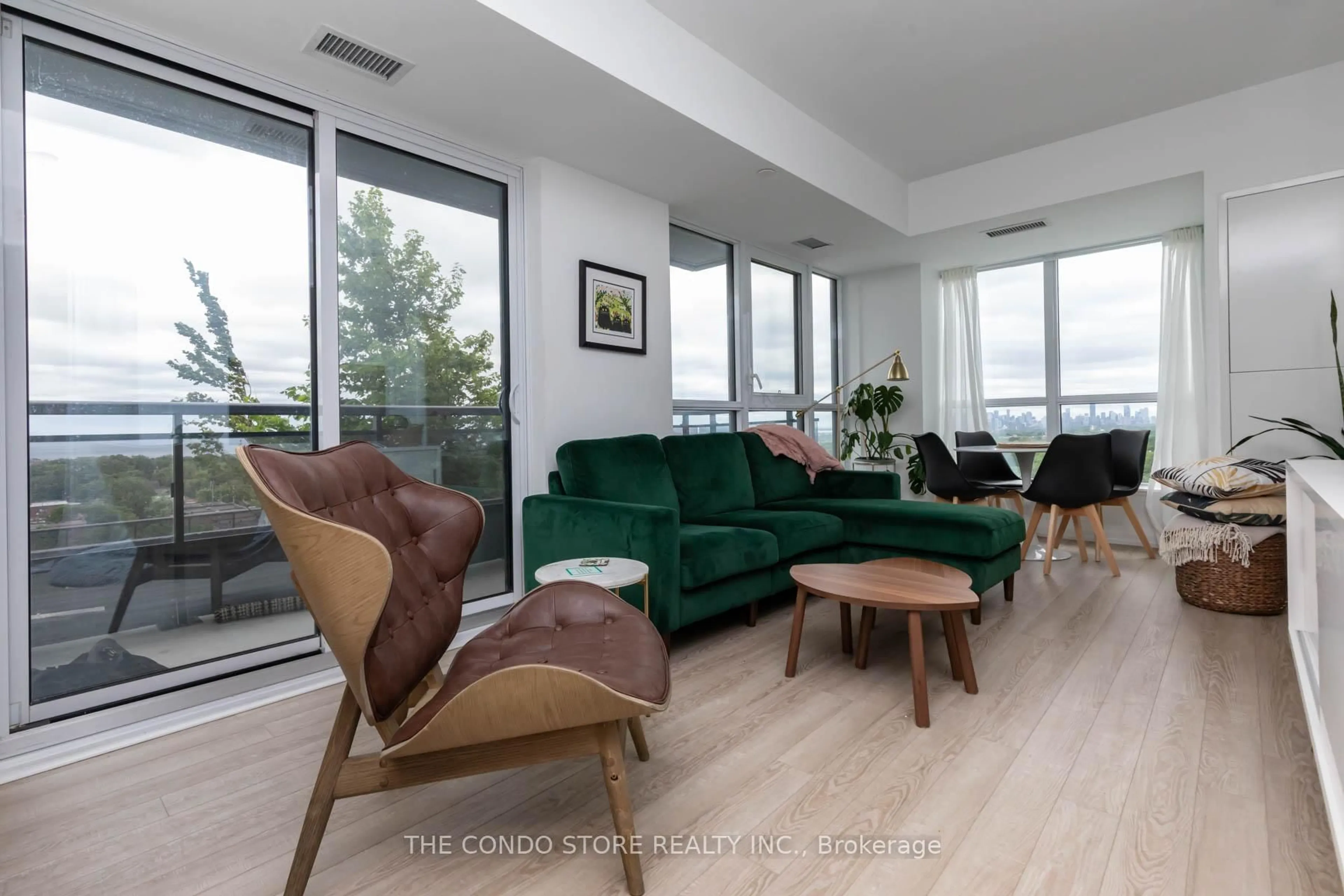 Living room with furniture, unknown for 286 MAIN St #1408, Toronto Ontario M4C 4X4