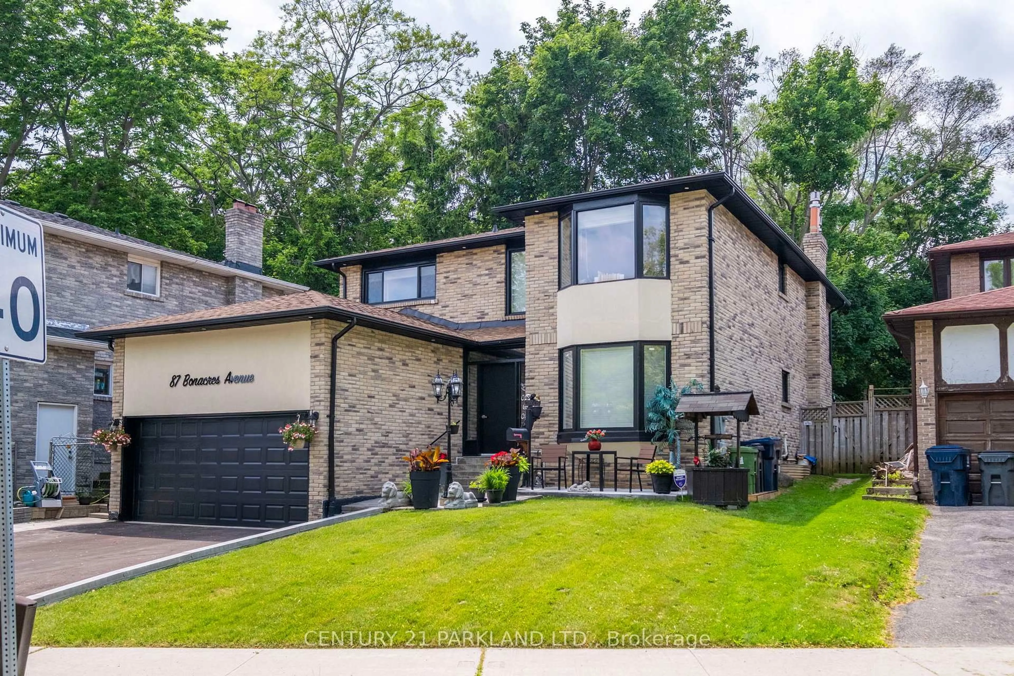 Home with brick exterior material, street for 87 Bonacres Ave, Toronto Ontario M1C 3B8