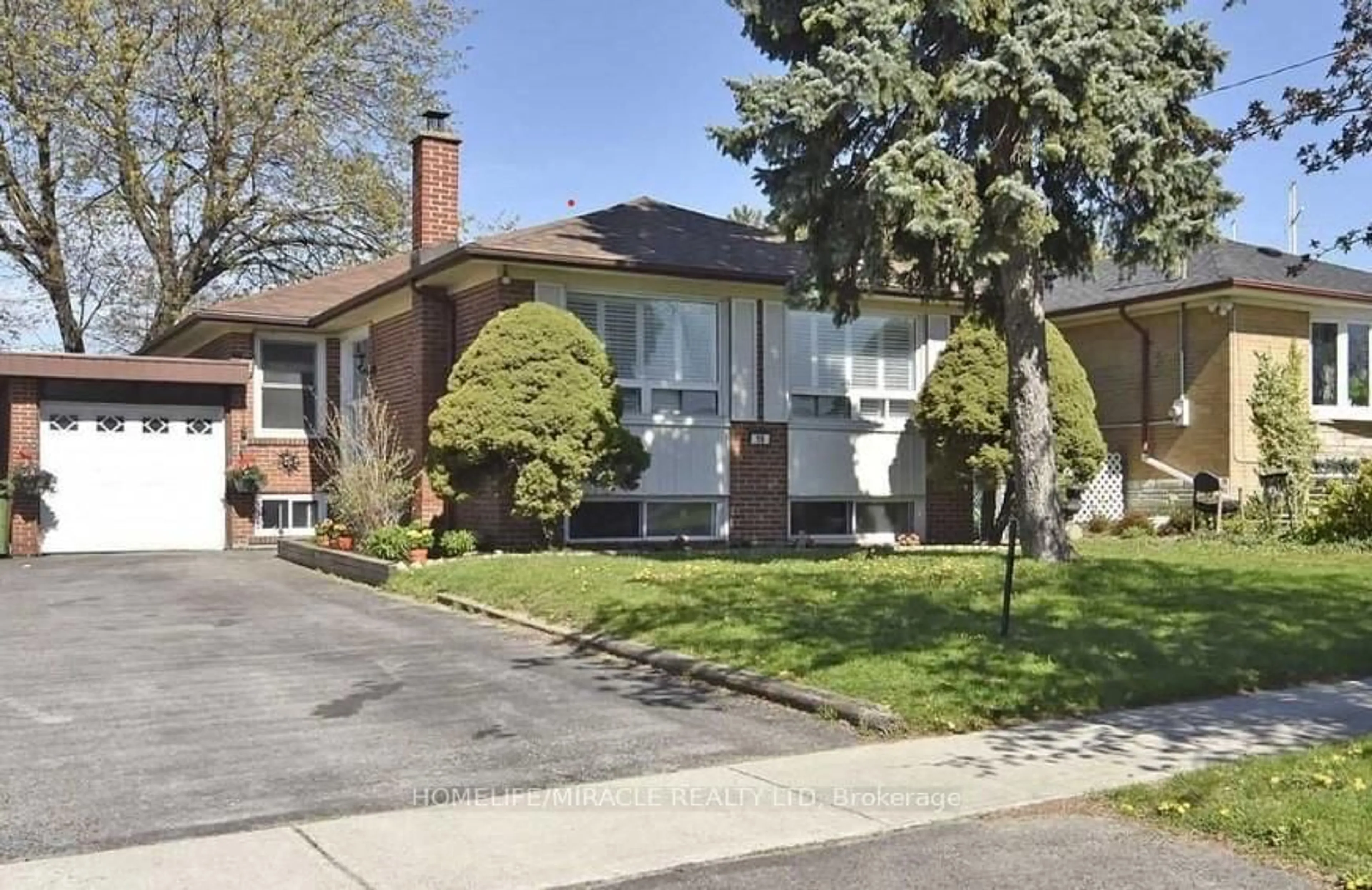 Home with brick exterior material, street for 16 Wantanopa Cres, Toronto Ontario M1H 2B3
