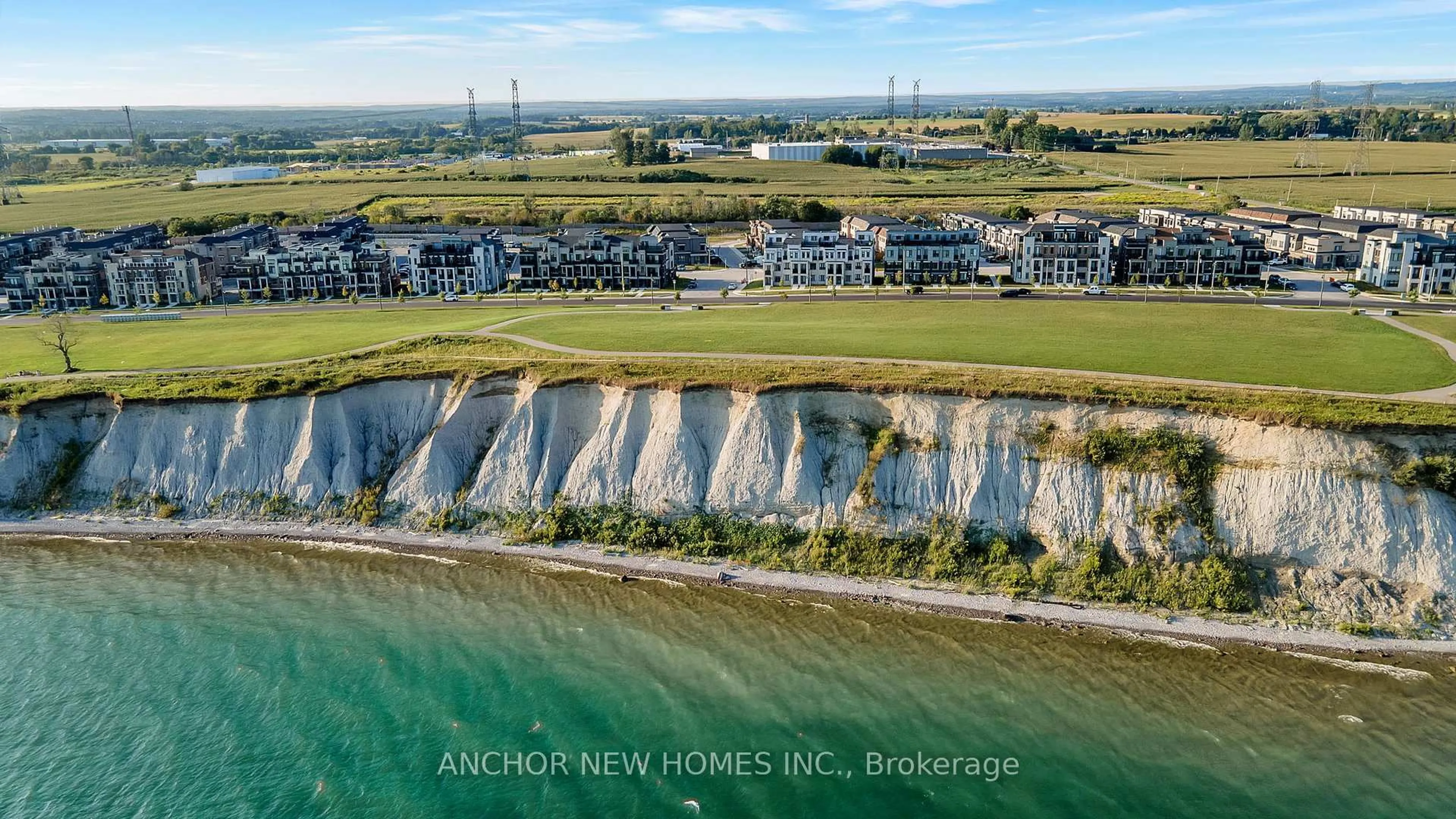 A pic from outside/outdoor area/front of a property/back of a property/a pic from drone, water/lake/river/ocean view for 16A Lookout Dr, Clarington Ontario L1C 7E9