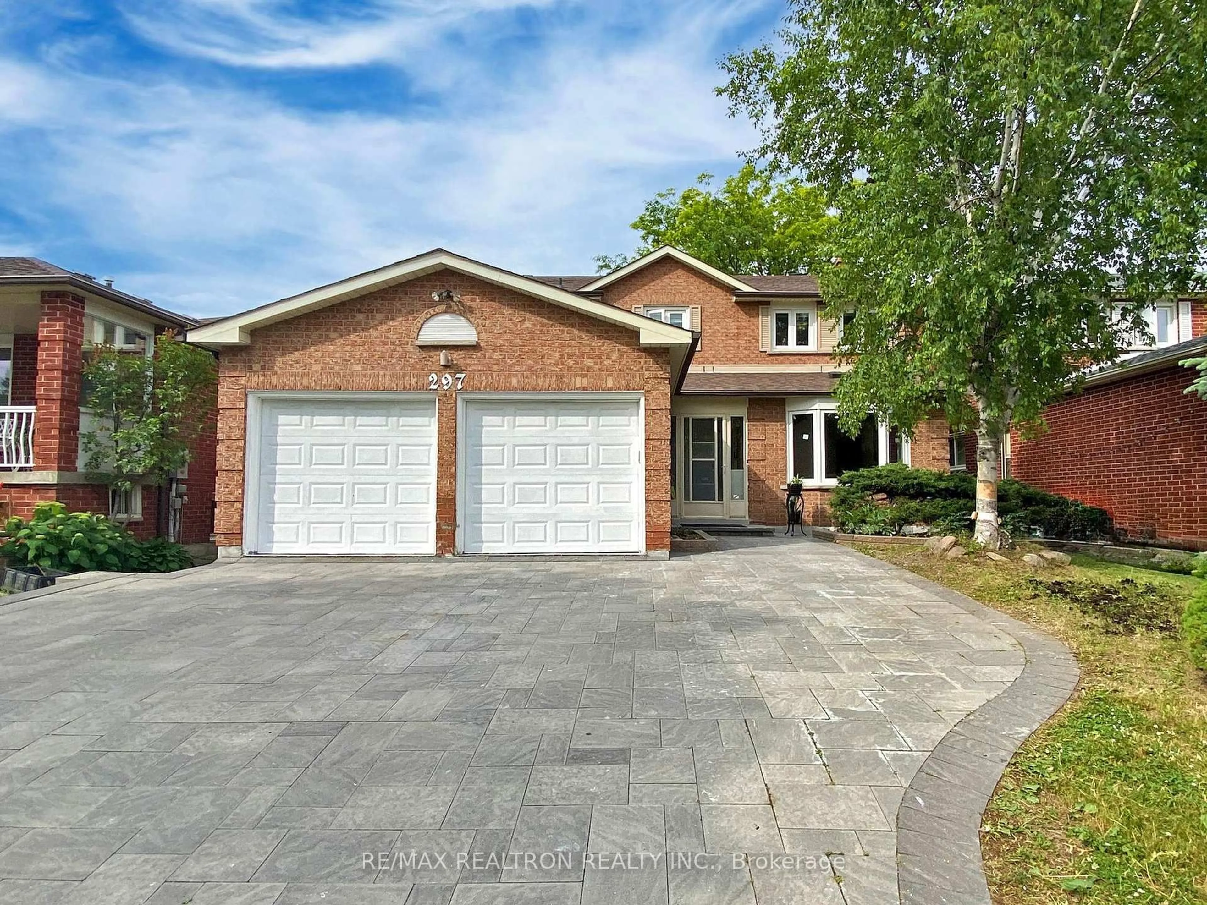 Home with brick exterior material, street for 297 Silver Springs Blvd, Toronto Ontario M1V 1G6