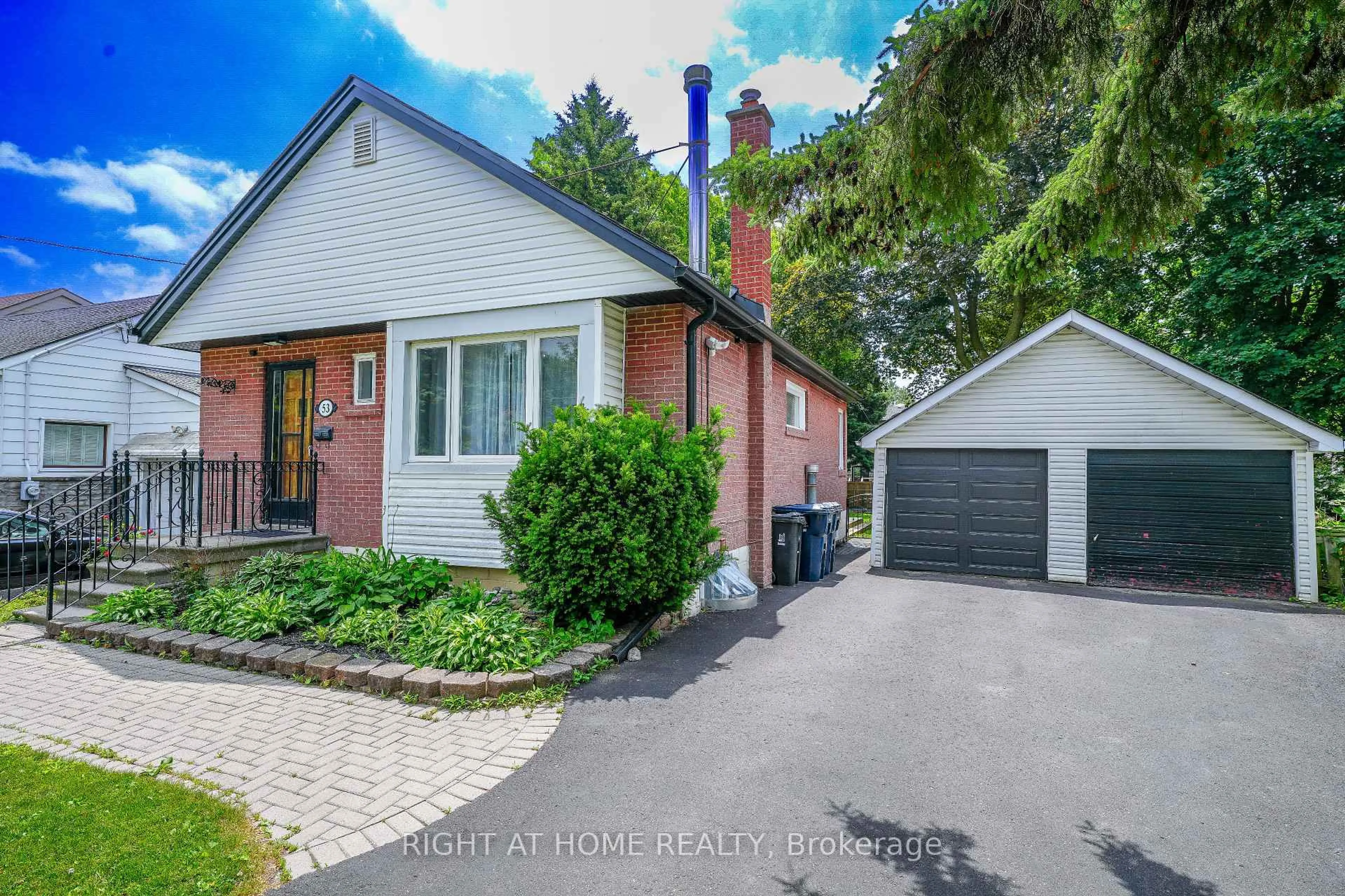 Home with brick exterior material, street for 53 Cree Ave, Toronto Ontario M1M 1Z7