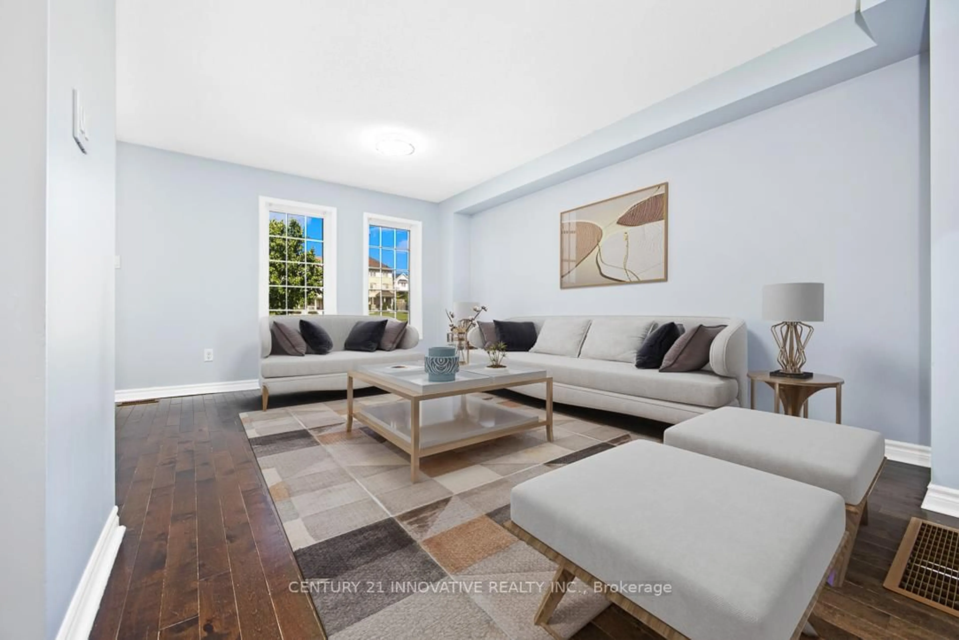 Living room with furniture, unknown for 129 Pullen Lane, Ajax Ontario L1Z 0K9