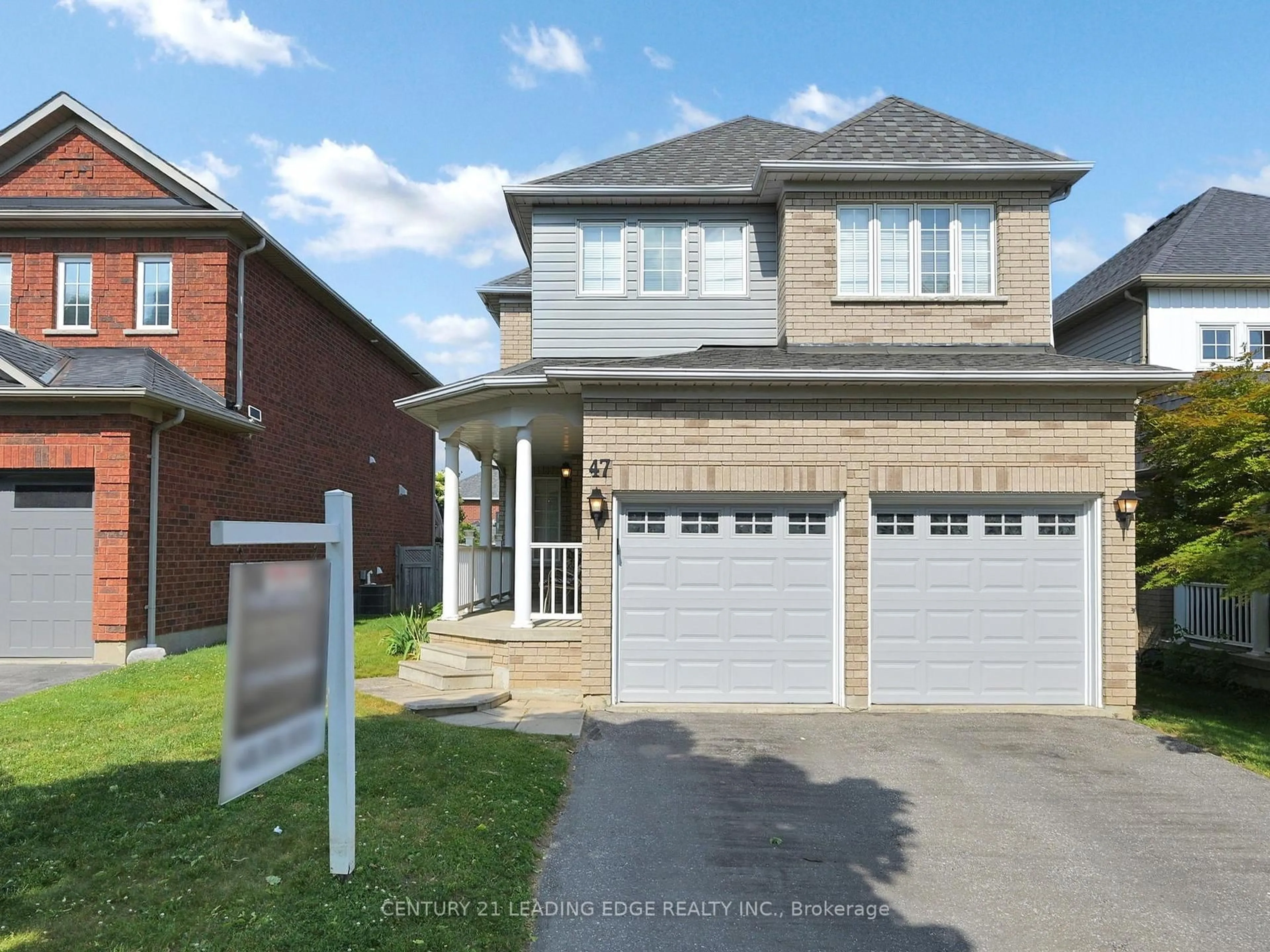 Home with brick exterior material, street for 47 Thames Dr, Whitby Ontario L1R 2R1