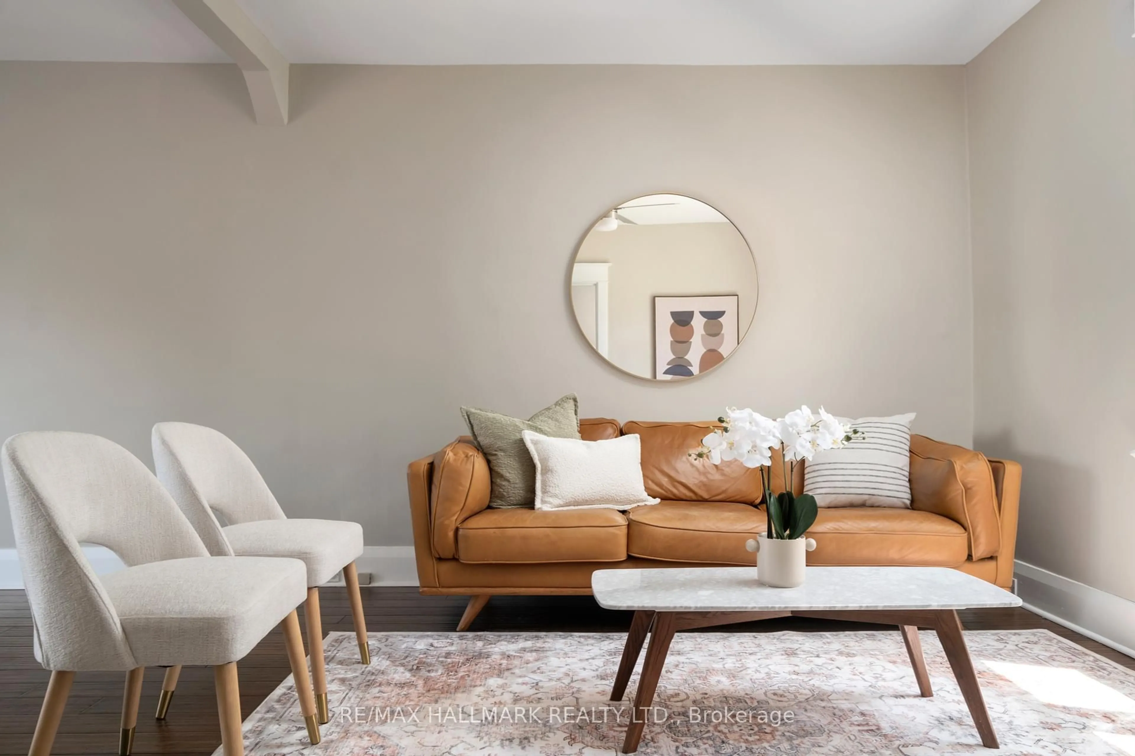 Living room with furniture, unknown for 2a Midburn Ave, Toronto Ontario M4C 2C9