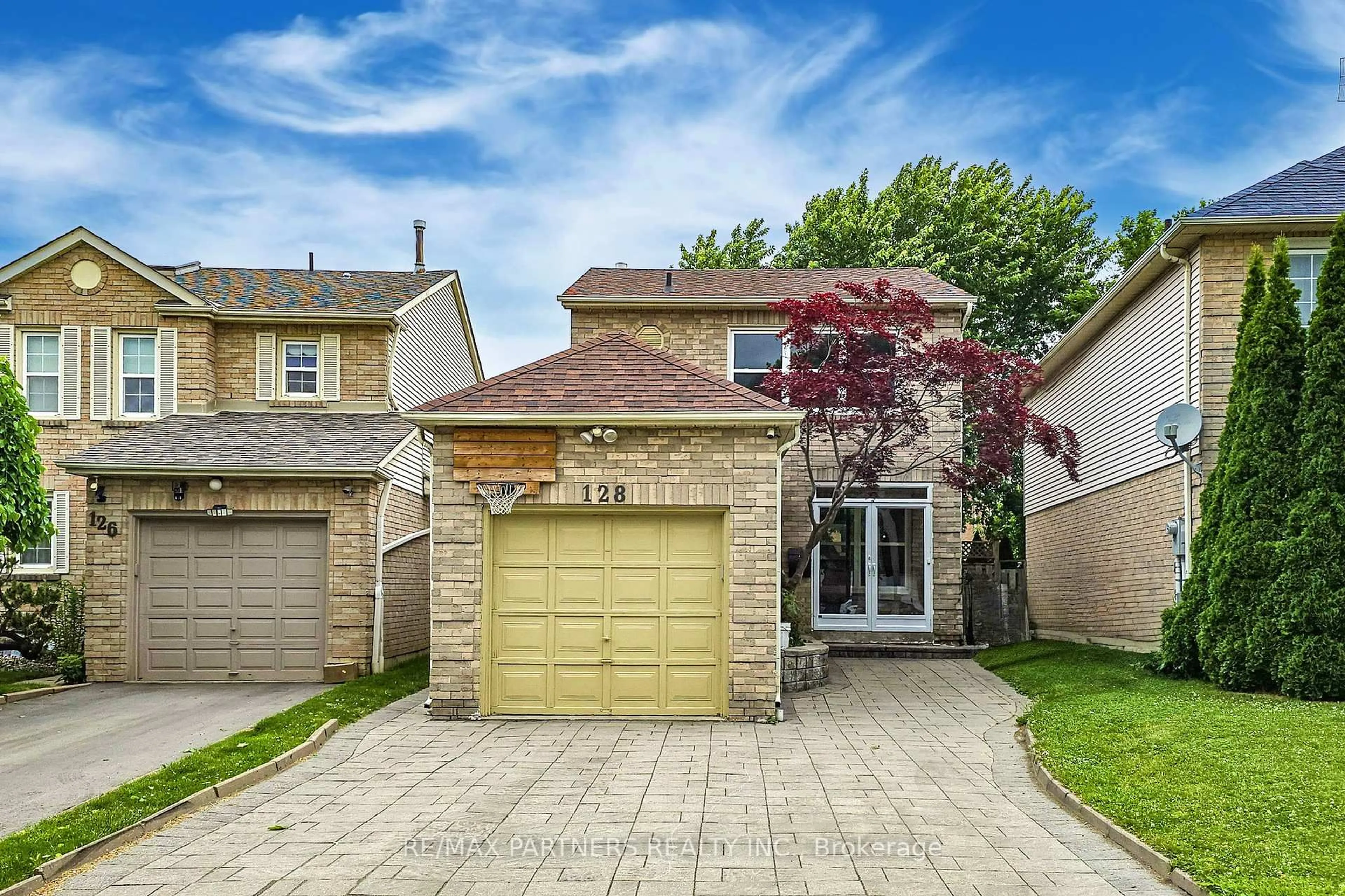 Home with brick exterior material, street for 128 Bellrock Dr, Toronto Ontario M1V 3G6
