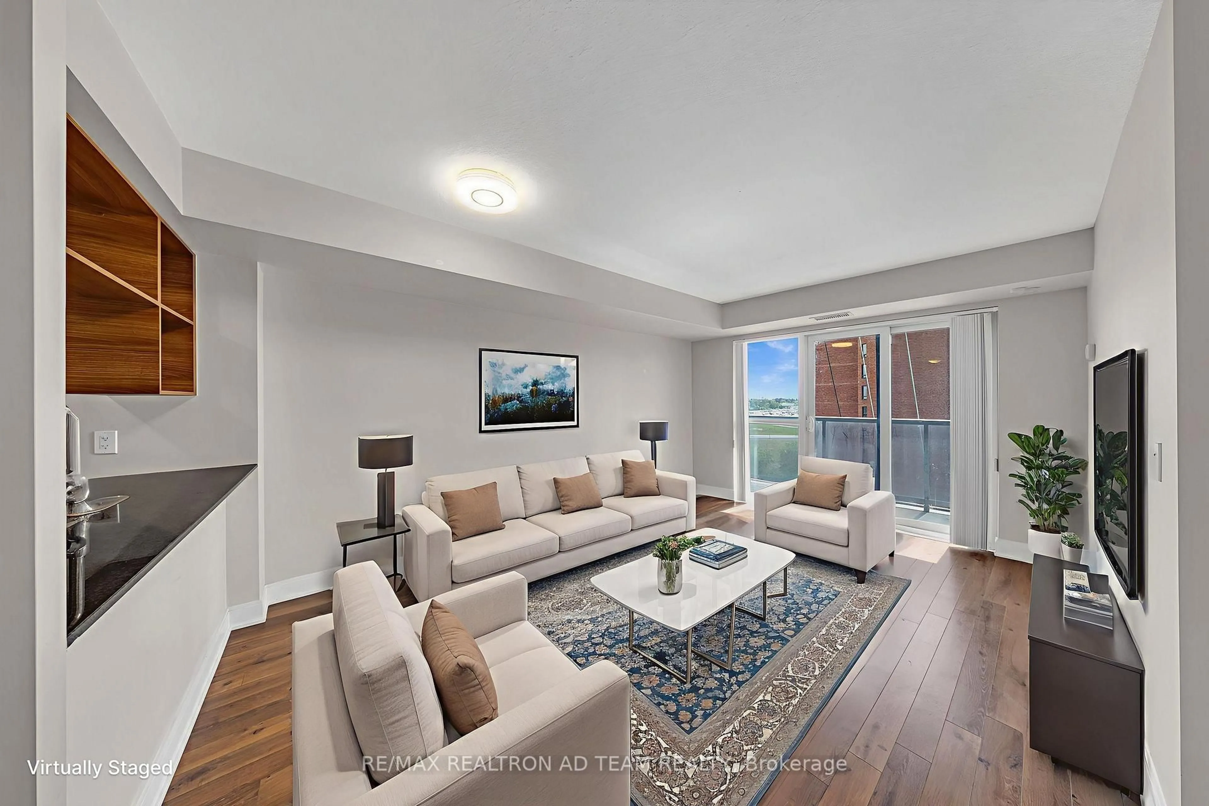 Living room with furniture, unknown for 125 Village Green Sq #706, Toronto Ontario M1S 0G3